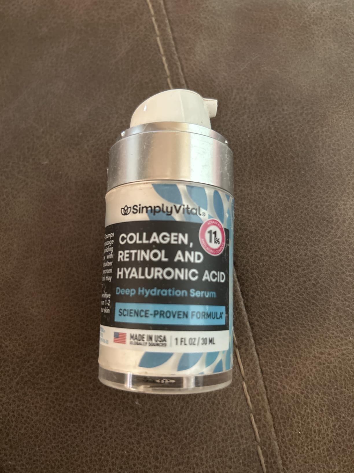 Retinol Collagen Face Serum - Anti-Aging Moisturizer for Women, 1 fl oz | Hyaluronic Acid Serum for Face, Neck & Decollete customer photo 2
