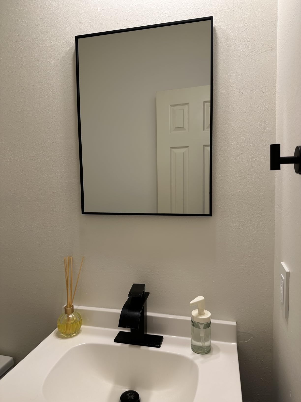 20X28 inches LED Mirror, Oval, Smart Bathroom Mirror with Light, Anti-Fog, 3 Colour Dimmable, Front and Backlit, CRI90+, Touch Button, Horizontal/Vertical customer photo 1