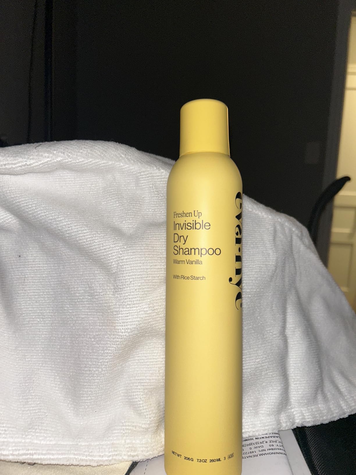 Eva NYC Invisible Dry Shampoo Spray - Oil-Absorbing, Removes Odor & No White Cast - Freshen Up Dry Shampoo For Women - For Light, Dark + Oily Hair - Warm Vanilla Scent - 5.3 oz customer photo 2