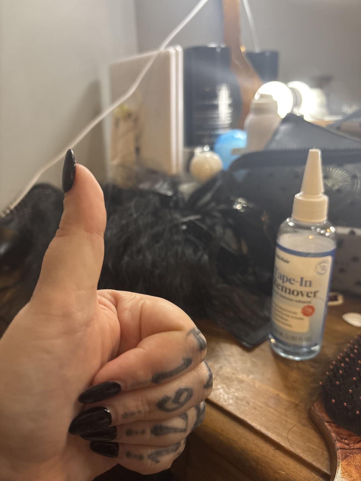 Dolahair Tape in Extension Remover Spray Lace Glue Remover (Tape-in Remover) | Fast Acting Tape in Remover Lace Glue Hair Remover customer photo 1