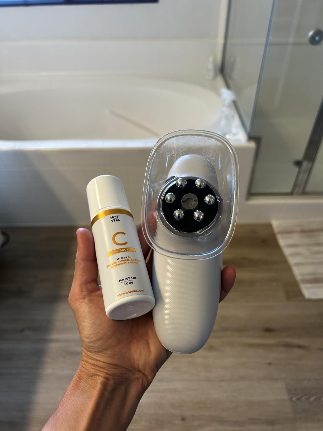 Redu Sculpt 3-in-1 Body Sculpting Machine with Vitamin C Oil - Skin Tightening Device for Stomach, Arms, Legs & Love Handles - Anti Cellulite Massage Tool for Firming & Circulation customer photo 1