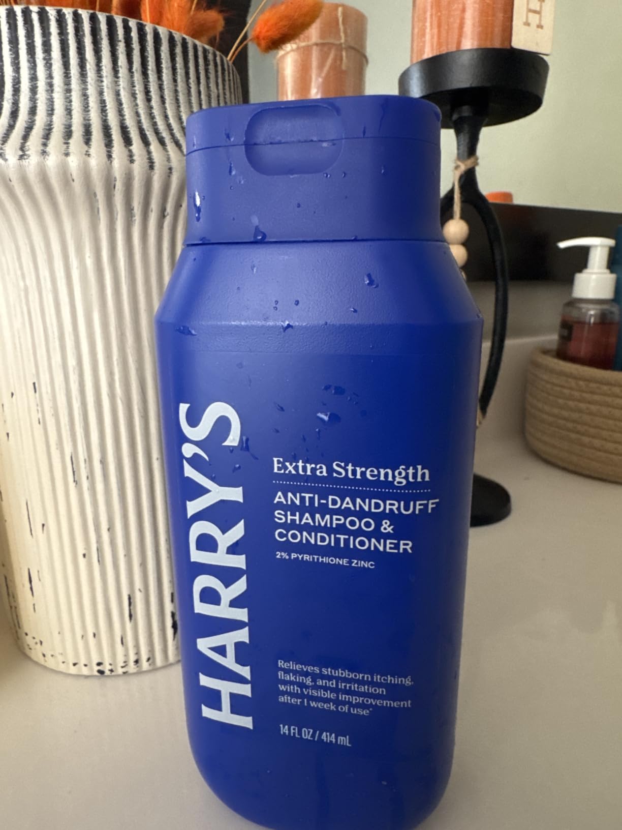 Harry's Extra-Strength Anti-Dandruff Men's 2 in 1 Shampoo and Conditioner - (3 Pack) 14 fl oz - Made with 2% Pyrithione Zinc customer photo 1