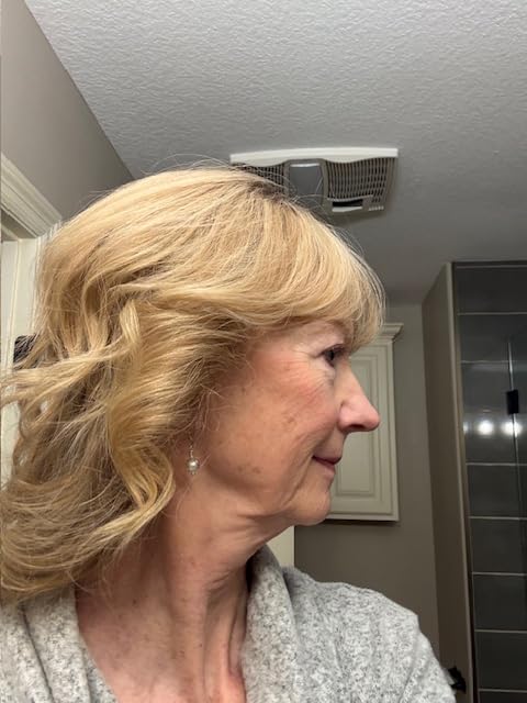 YAMI Hair Toppers for Women Real Human Hair Toppers for Women with Thinning Hair Topper with Bangs (Honey Blonde with Dark Brown Root) customer photo 2