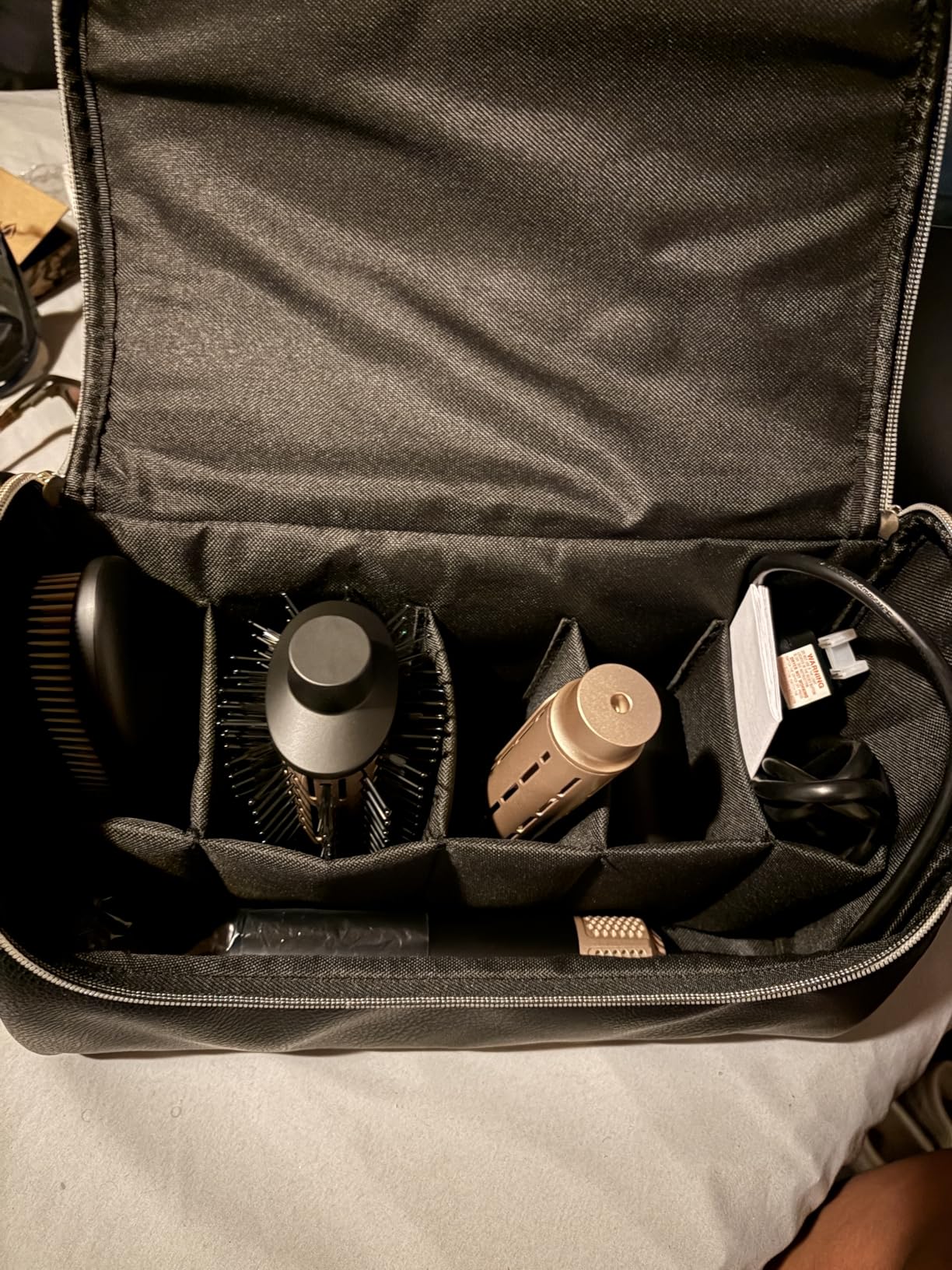 Conair DigitalAire Hot Air Styling System Hair Dryer and Volumizer | 4-in-1 Styling Versatility, High-Speed Brushless Digital Motor for All Hair Types, Heat Glove, Travel Bag, Black, BC8100AM customer photo 1