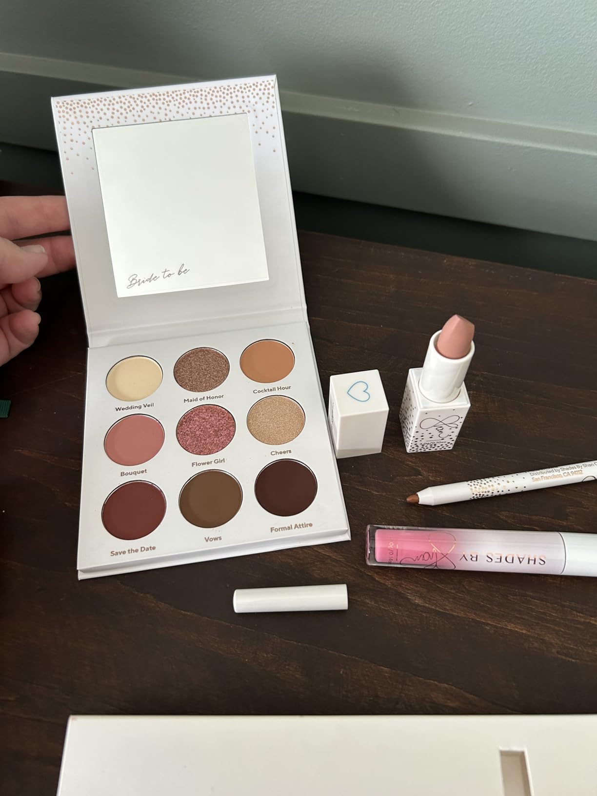 Shades by Shan - The Bride to Be Set - Natural Glam Bridal Makeup Kit | Long-Lasting, Flawless Look for Brides - Full Makeup Set with Eyeshadow, Lipliner & Lip Gloss customer photo 1