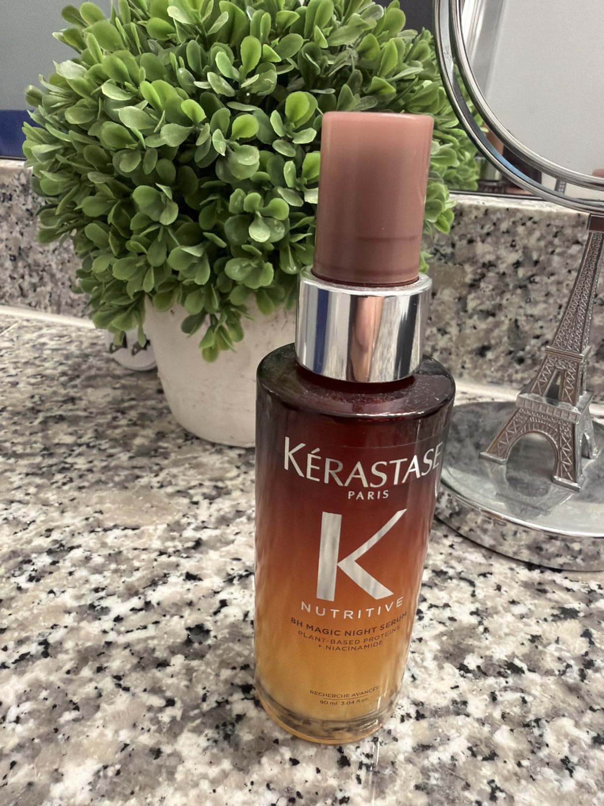 Kerastase Nutritive 8H Magic Night Serum - Overnight Treatment for Dry Hair, Enhances Shine, Nourishes and Reduces Frizz, With Plant-Based Proteins, For All Hair Types customer photo 2