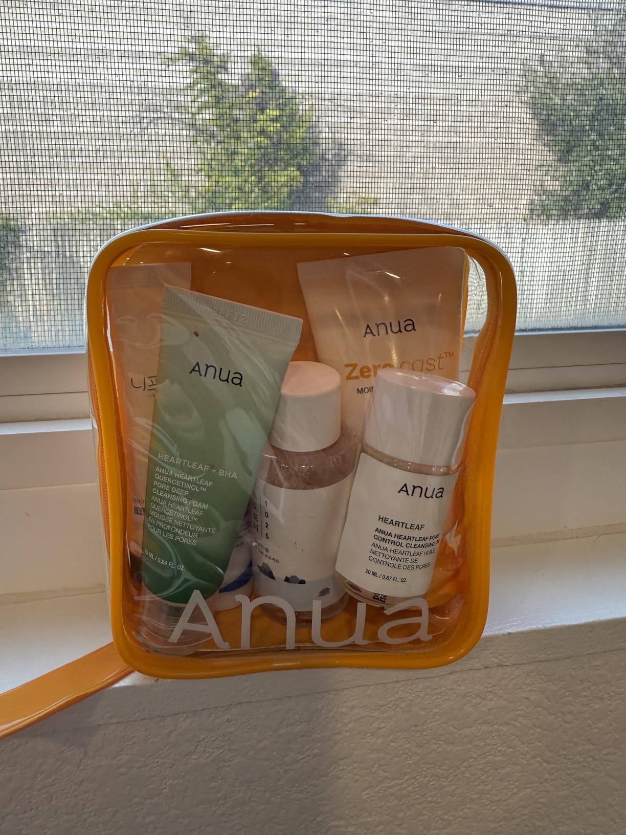 Anua Sun-Ready Travel Kit, Zero-Cast Sunscreen & Cleansing oil & Face Wash. Korean Sunscreen with Mini Size Double Cleansing routine, Korean Skincare Set customer photo 2