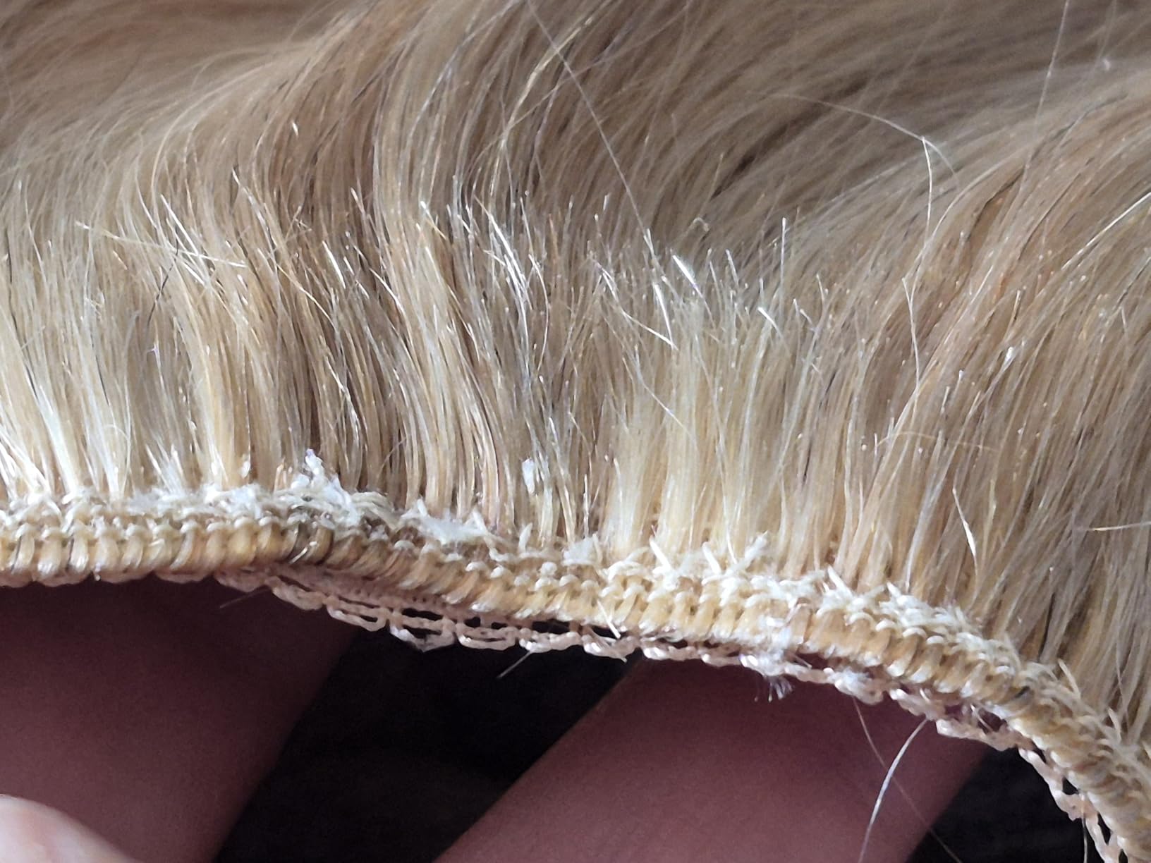 Hairro Halo Wire Hair Extensions Human Hair, Fish Line Invisible Adjustable & Clips in Extensions Straight, 100% Real Hairpieces Seamless Blend for Women, 16 Inch 80g Golden Brown Mix Bleach Blonde customer photo 2