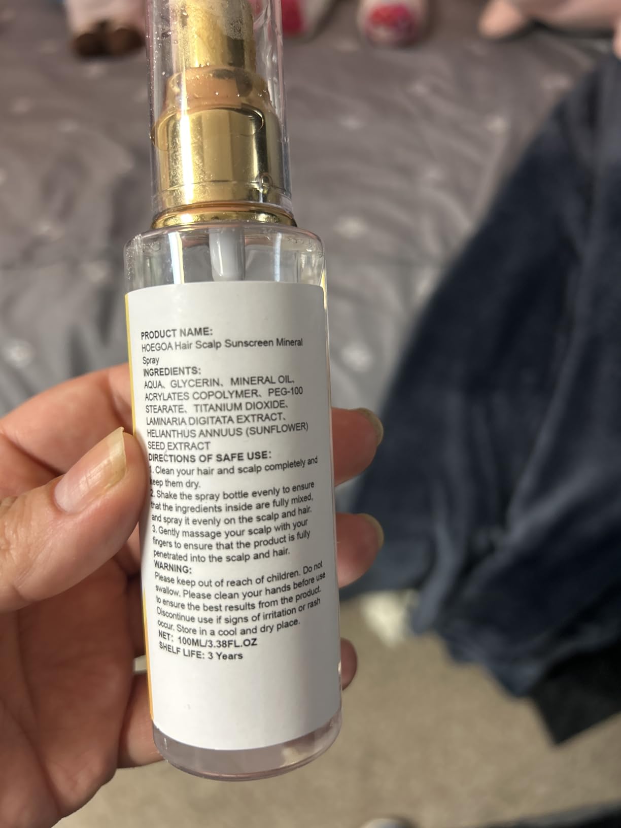 Hair & Scalp Sunscreen Spray SPF 30 | Color-Safe UV Blocker for Dyed/Highlighted Hair | Weightless Non-Greasy Protection | Beach & Pool Essentials | Coconut Enriched Scalp Shield customer photo 1