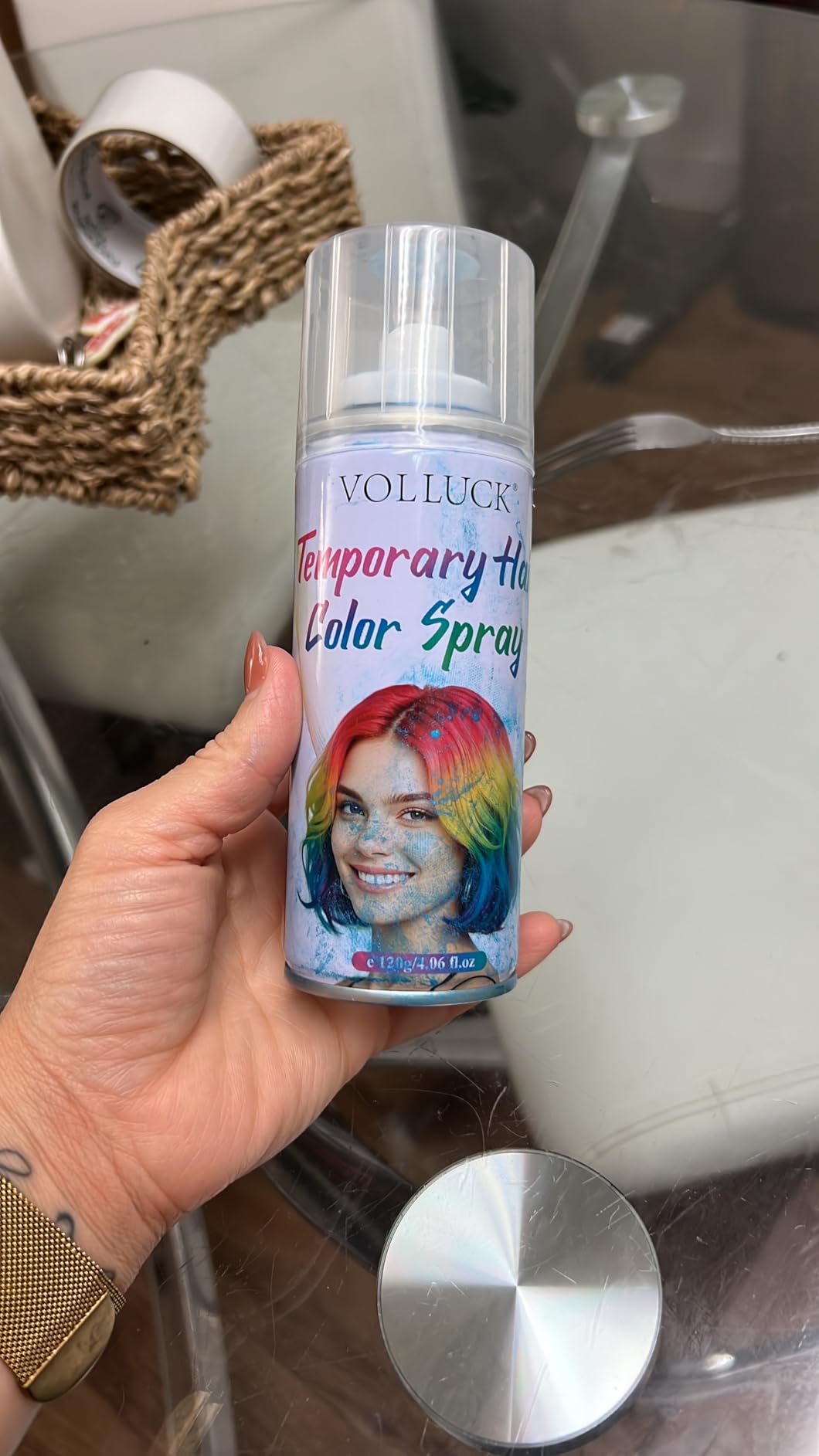 Blue Hair Spray Temporary, Hair Color Spray for Kids Party Cosplay | 4.06 Fl Oz, Fast-drying, Washability, Non-Sticky, Color Effectiveness, Long Lasting, DIY Hair, 1-Day Hair Dye, Ease of Use customer photo 1