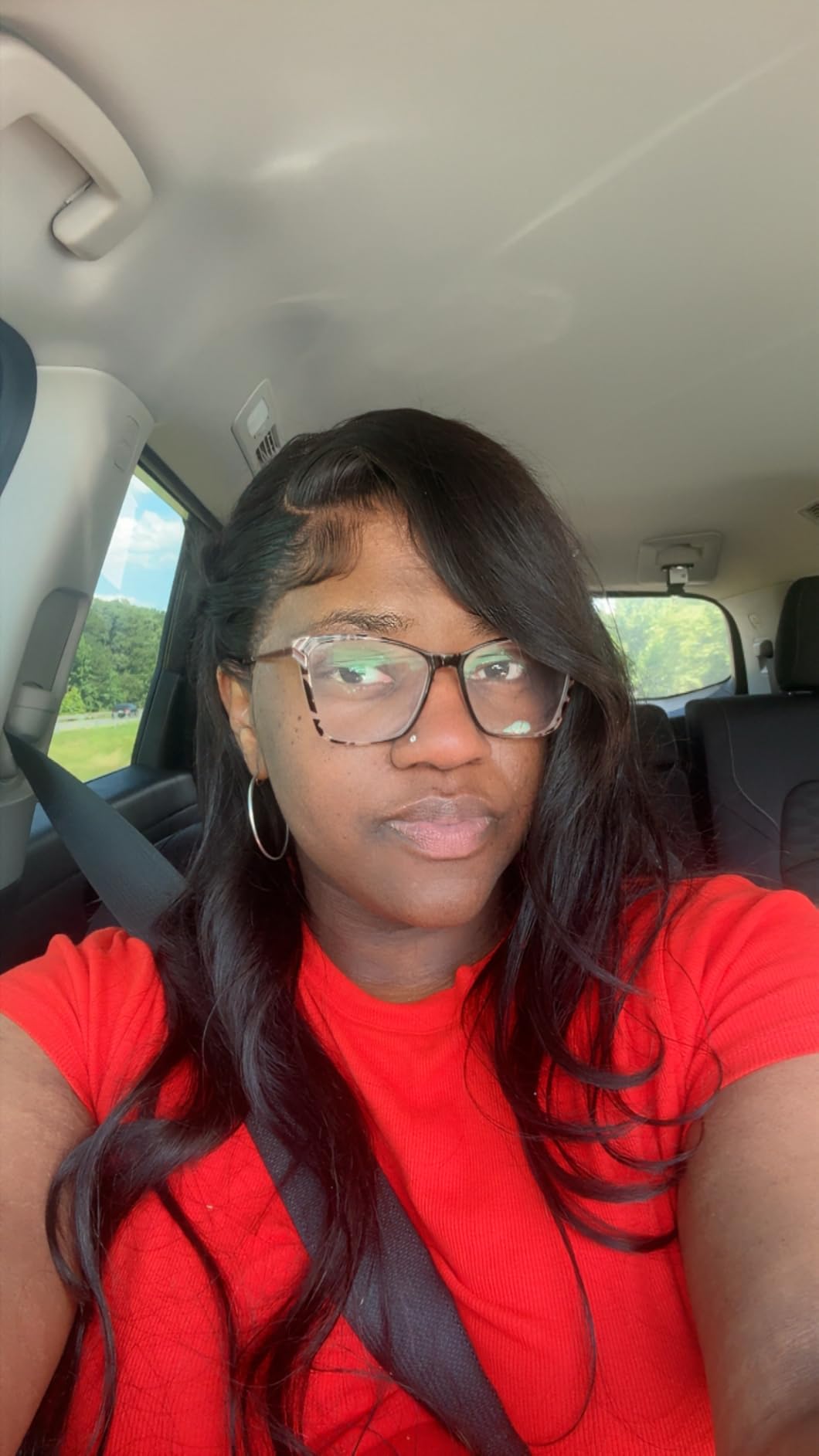 Real HD Lace Wig 13x4 Full Lace Frontal Wig 220% Density Body Wave HD Transparent Lace Front Wigs Virgin Human Hair Wigs Pre Plucked with Baby Hair (Natural Black 22 inch) customer photo 2
