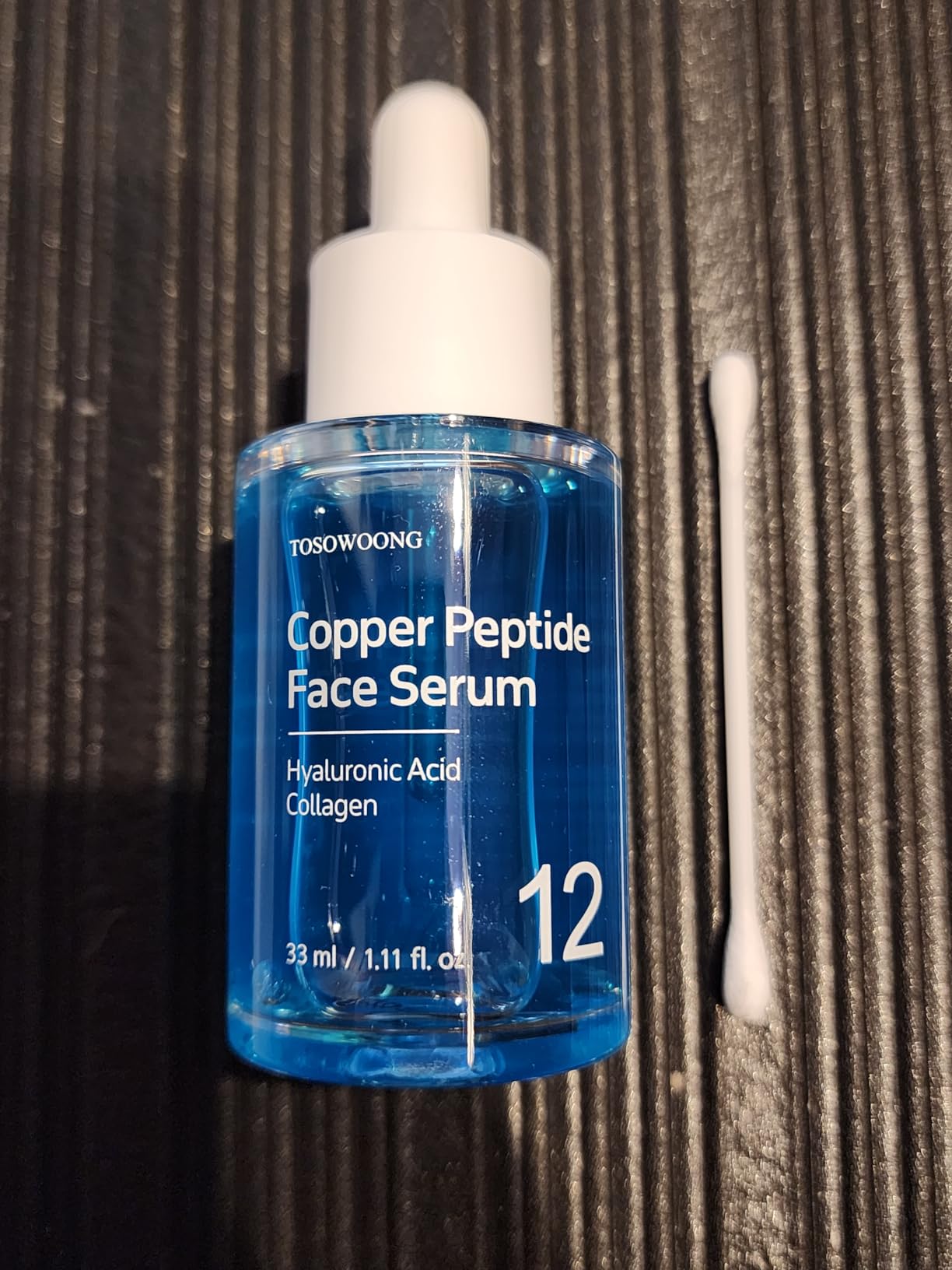 TOSOWOONG Copper Peptide Face Serum, Anti-Aging for Fine Lines, Hydrating | 99% purity Copper Tripeptide, GHK-Cu, 12 Multi-Peptides for Firming & Elasticity, Wrinkles, Korean Skincare, 33ml/1.11 fl oz customer photo 1