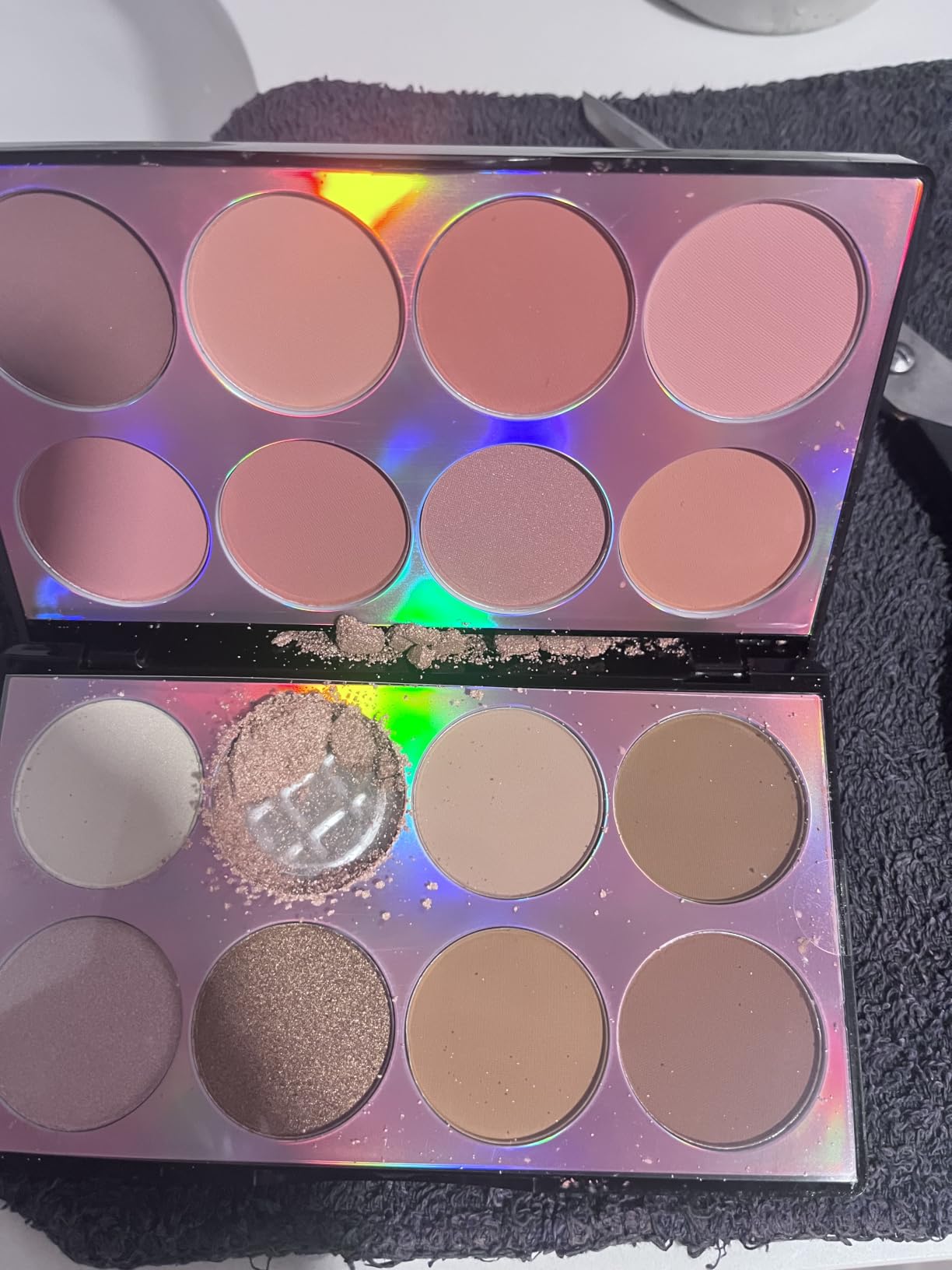 16 Color Contour Palette Makeup with 2 Brushes - Blush Highlighter Bronzer All-in-One Makeup Palette Contour Set - Face Cosmetics Gift, Holiday Beauty for Women (SET2) customer photo 1