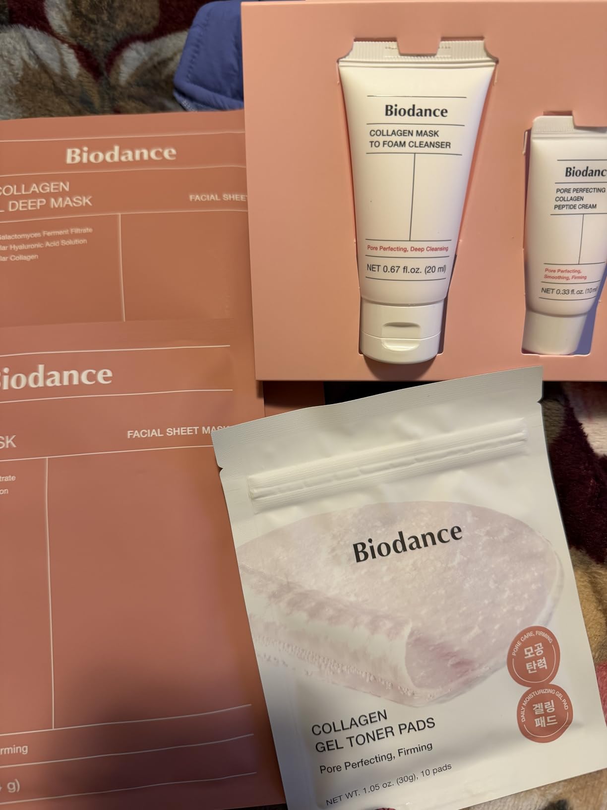BIODANCE 7 Day Glow Up Kit: Collagen Gift Set for Glass-Skin, Korean Skin Care with Cleanser, Toner Pads, Moisturizer, Gel Masks, All-in-One Skin Care Set, Mothers Day Gifts customer photo 1