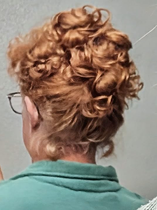 Claw Clip Messy Bun Hair Pieces for Updos Wavy Curly Bun Extensions Tousled Updo Messy Bun Hair Piece (Dark Brown) customer photo 2