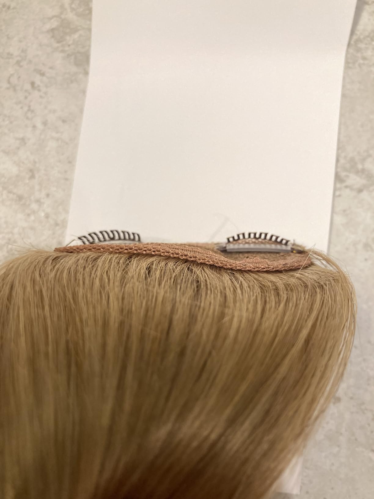 Clip in Short Hair Extensions Real Human Hair,Prokyvity Invisible Human Hair Clip in Extensions Short,(6inch&8inch)4 pieces Mini Extensions for volume or highlight,Dark Brown customer photo 1