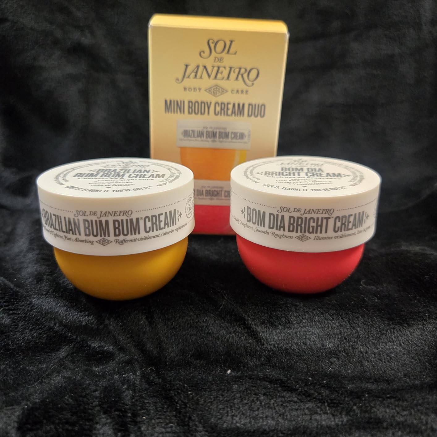 Sol de Janeiro Mini Body Cream Trial Set - Travel Size Set - Beauty Minis - Brazilian Bum Bum Cream & Bom Dia Bright Cream - 2 Piece Set 25 mL - $24 Value customer photo 1