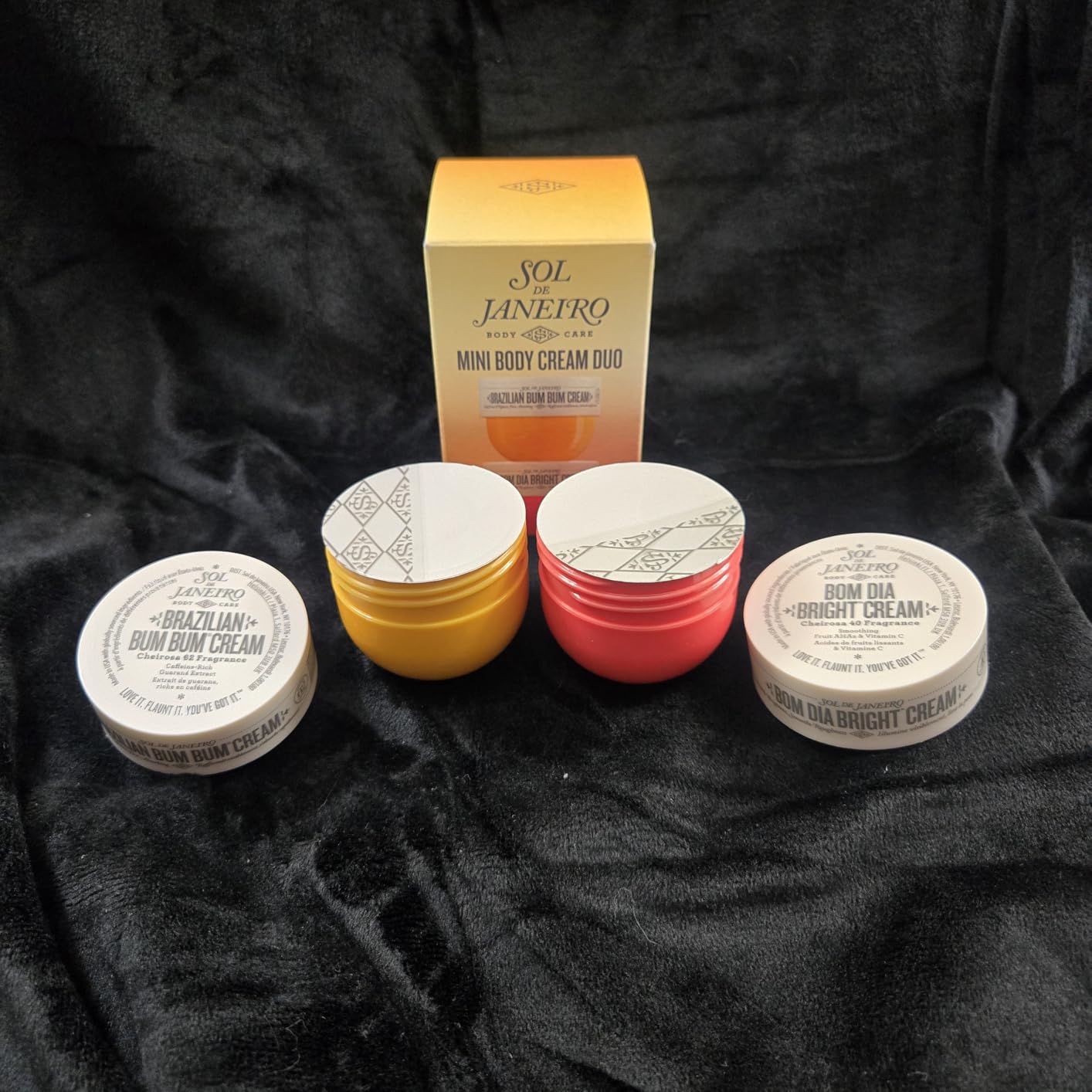 Sol de Janeiro Mini Body Cream Trial Set - Travel Size Set - Beauty Minis - Brazilian Bum Bum Cream & Bom Dia Bright Cream - 2 Piece Set 25 mL - $24 Value customer photo 2