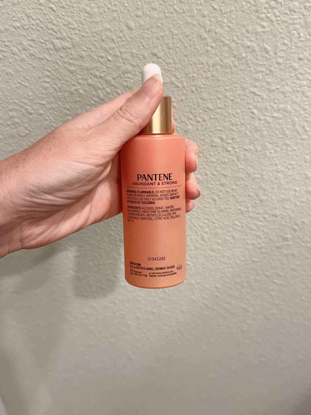 Pantene Abundant & Strong Daily Scalp Serum, Strengthens Scalp's Hold on Roots, 2 oz customer photo 1