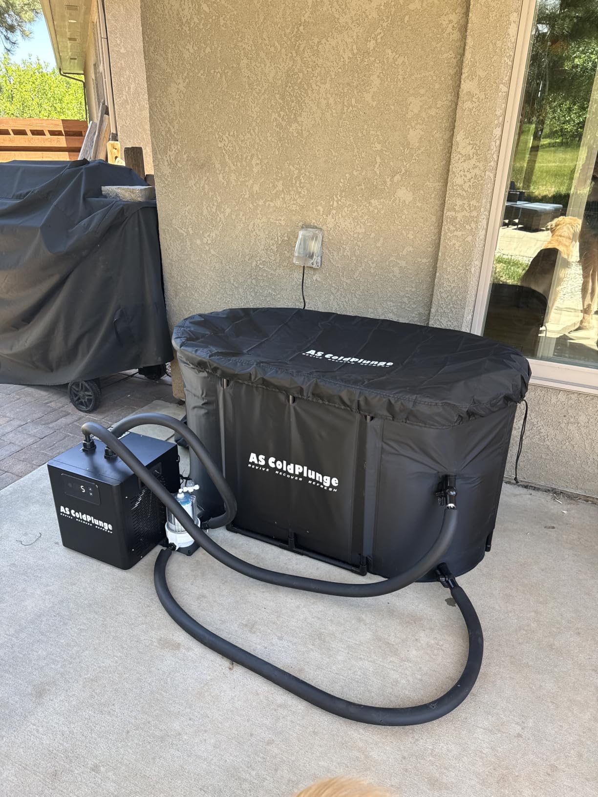 Ice Bath Chiller & Cold Plunge Tub Kit, 1/3 HP Cold Plunge Chiller with 148Gal XXL Cold Plunge Tub customer photo 2