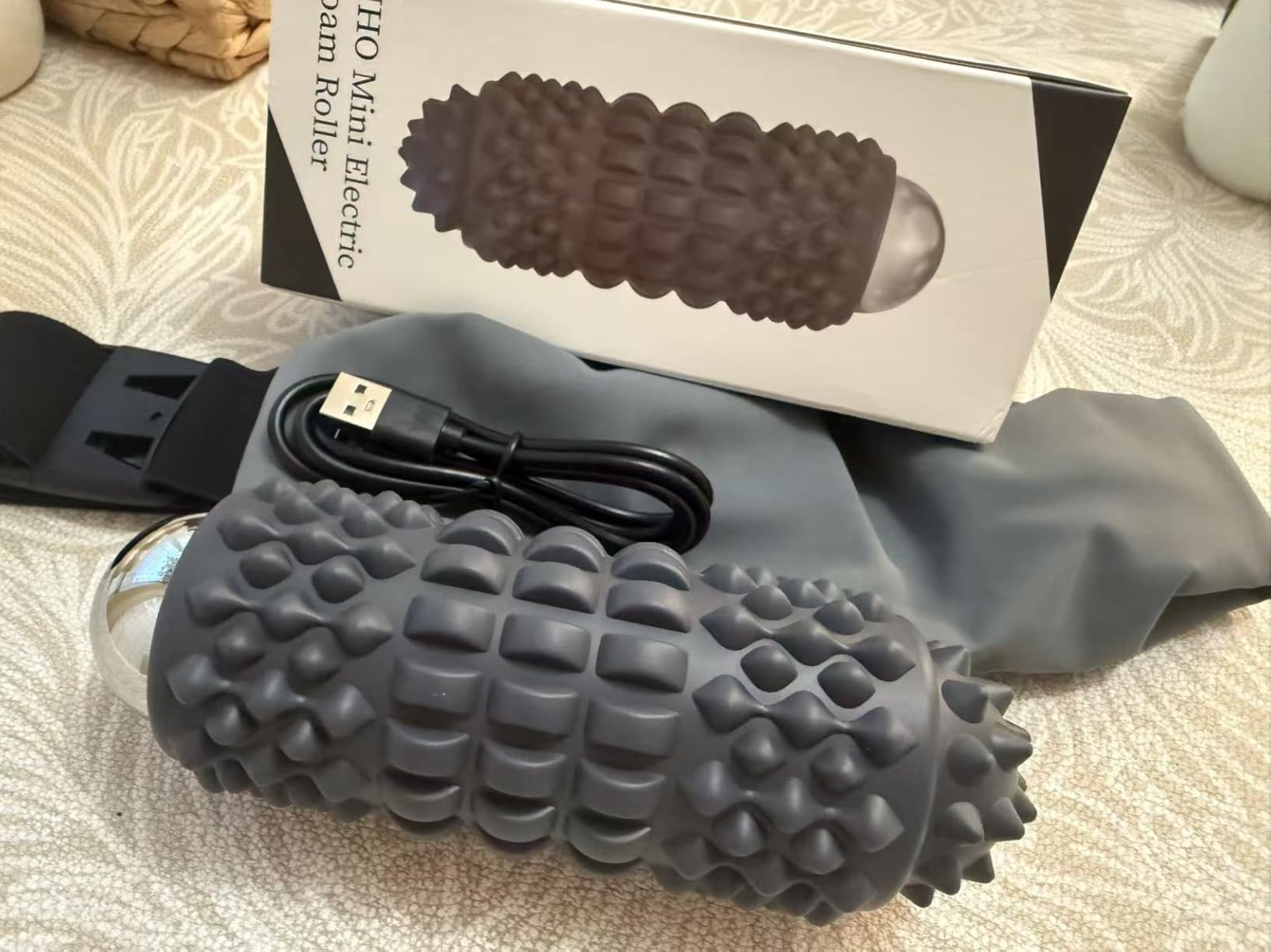 NHO Vibrating Massage Ball, Vibrating Foam Roller for Muscle Pain Relief, 4-Speed Myofascial Release Ball for Trigger Point Therapy, Deep Tissue Foot for Plantar Fasciitis, Neck, Shoulder customer photo 2