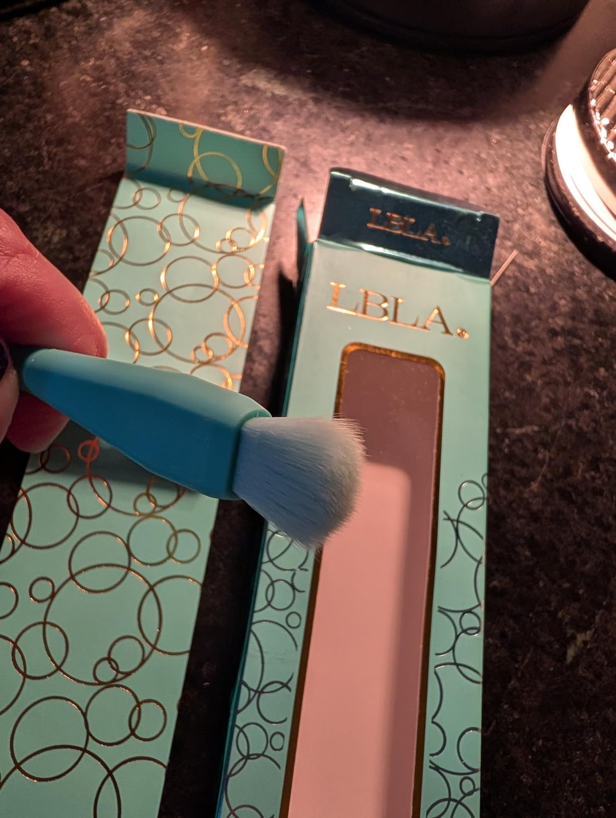 Lashbox LA Bubble Brush - Lash Cleansing for Extensions & Makeup - LBLA Ultra-Soft Bristles for Use with Lash Shampoo, Eyeshadow, Concealer & Contour - Multi-Use Brush Tool customer photo 1
