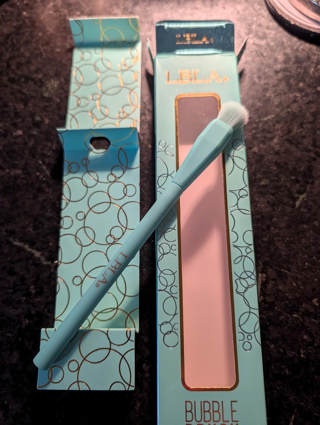 Lashbox LA Bubble Brush - Lash Cleansing for Extensions & Makeup - LBLA Ultra-Soft Bristles for Use with Lash Shampoo, Eyeshadow, Concealer & Contour - Multi-Use Brush Tool customer photo 2