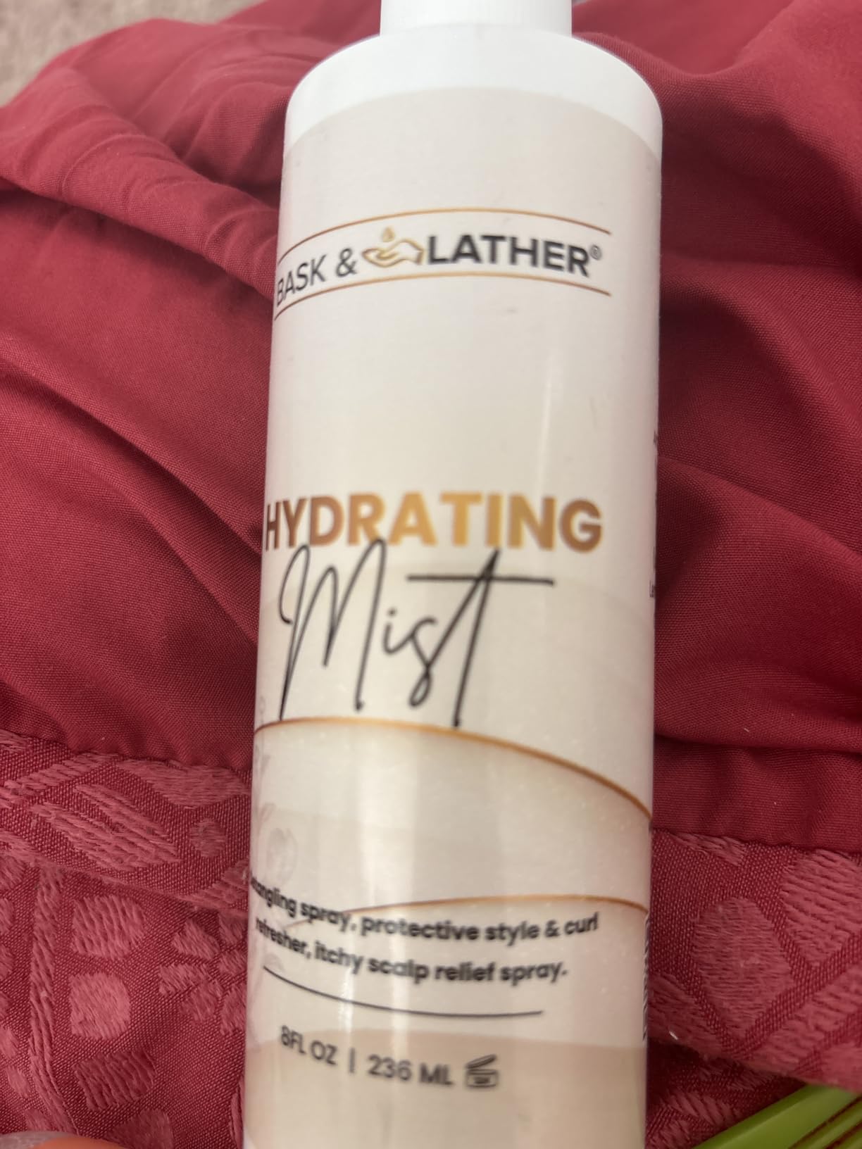 BASK & LATHER Moisture & Seal Bundle | Hair Elixir + Scalp Stimulator Oil + Balm + Hydrating Mist | Complete Natural Haircare System for Growth & Hydration customer photo 1