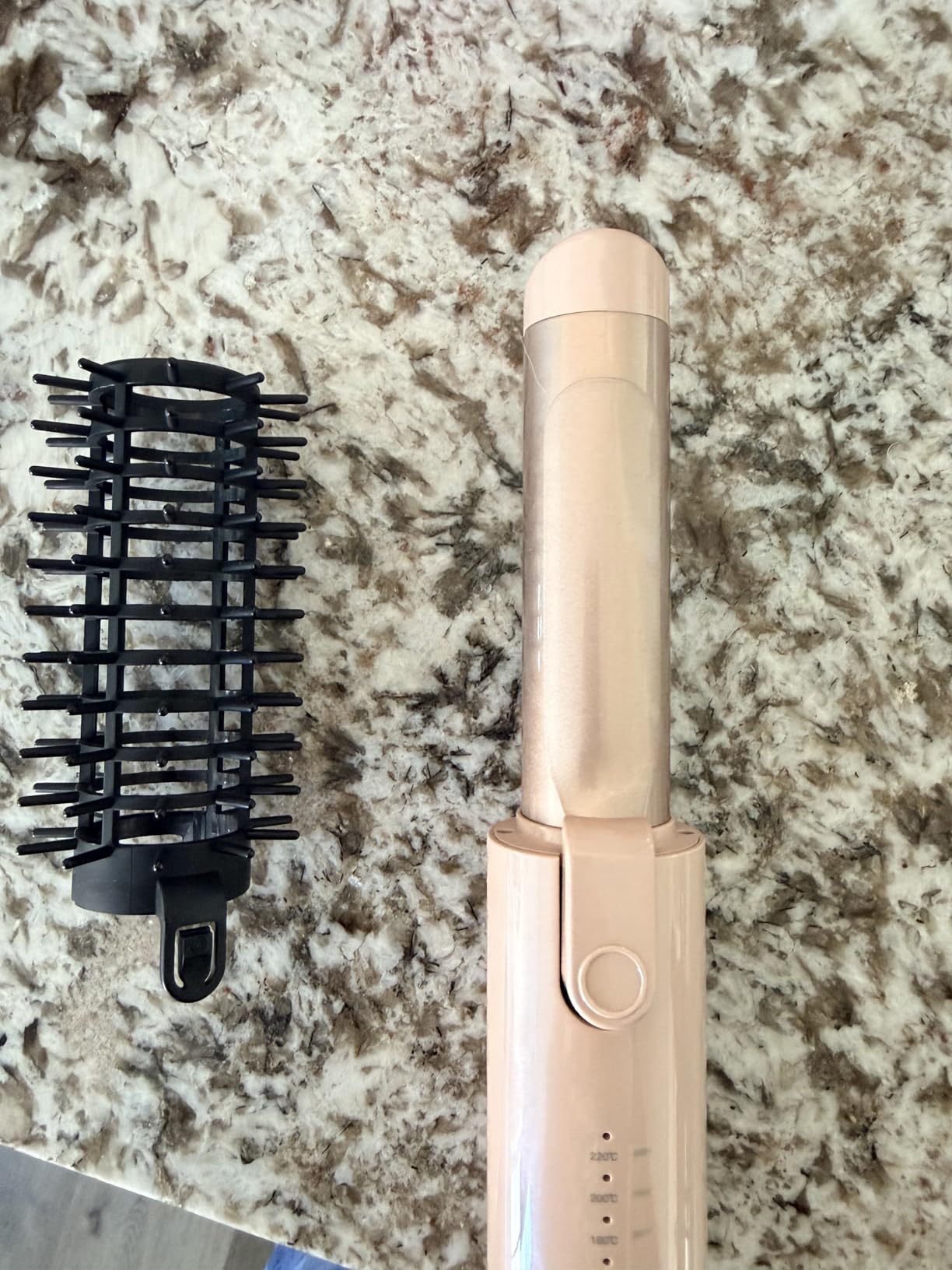 Youbella Cordless Hair Curling Iron, Portable 1.5