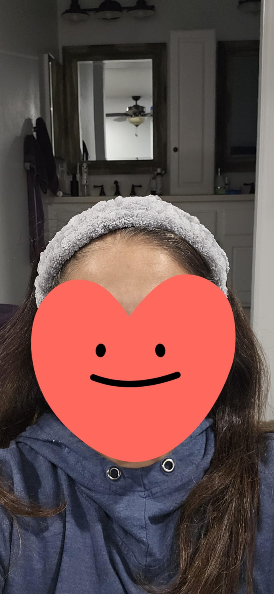 Microfiber Spa Headband 3-Pack, Soft Terry Cloth Headband for Washing Face, Facial Mask, Makeup, Shower, Yoga, Gift for Women and Teens (Gray+Milk White+Pink) customer photo 2