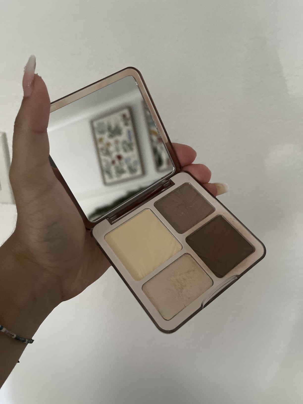 JUDYDOLL Contour Palette Highlighter Makeup Korean Makeup (01 Wave) | Multi-Use Highlight & Contour Makeup Palette, Travel Size Cool Toned Contour, Long Lasting Bronzer, Natural Matte Highlighter customer photo 2