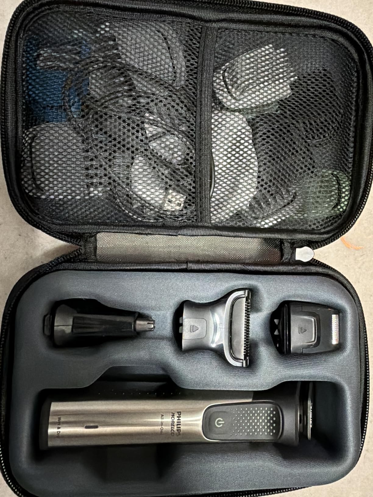 Norelco Philips All-in-One 9000 Series 25-Piece Trimmer - Electric Shaver and Clipper for Face, Beard, Head & Body, Self-Sharpening Full Metal Blades, 27 Length Settings (0.5-20 mm), MG9580/40 customer photo 1