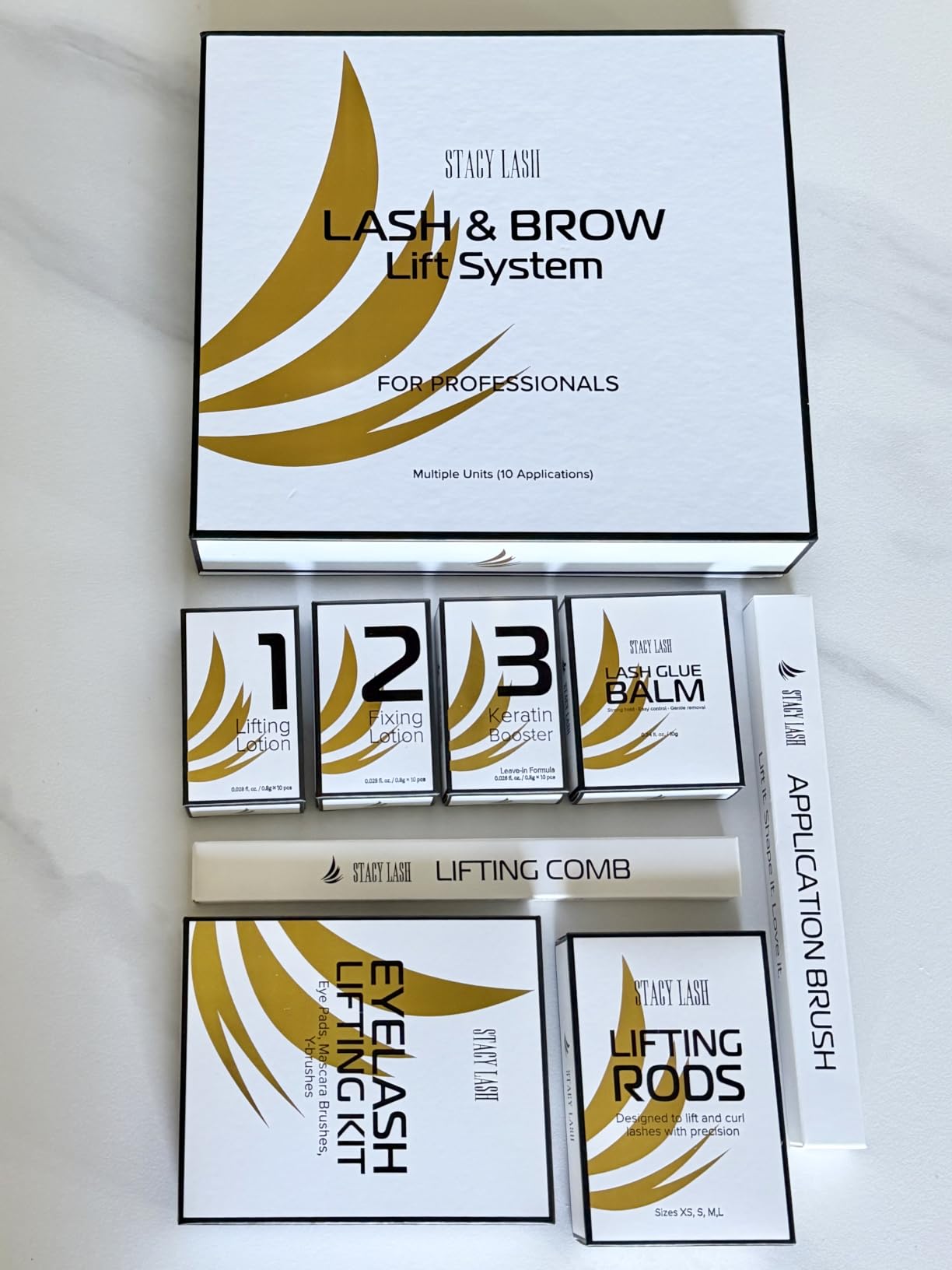 Stacy Lash Korean Lash Lift Kit, 10 Sets Eyelash Perm & Brow Lamination Kit for DIY Home and Professional Use, Silicone Shields, Eye Pads, Lash Brushes & Tools customer photo 1
