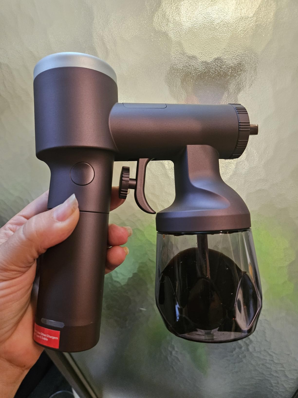 Cordless Spray Tan Machine-Better Atomization Effect-40Min Long Lasting Spray Tanning Gun Rechargeable and Handheld Spray tanner with Carry Case customer photo 1