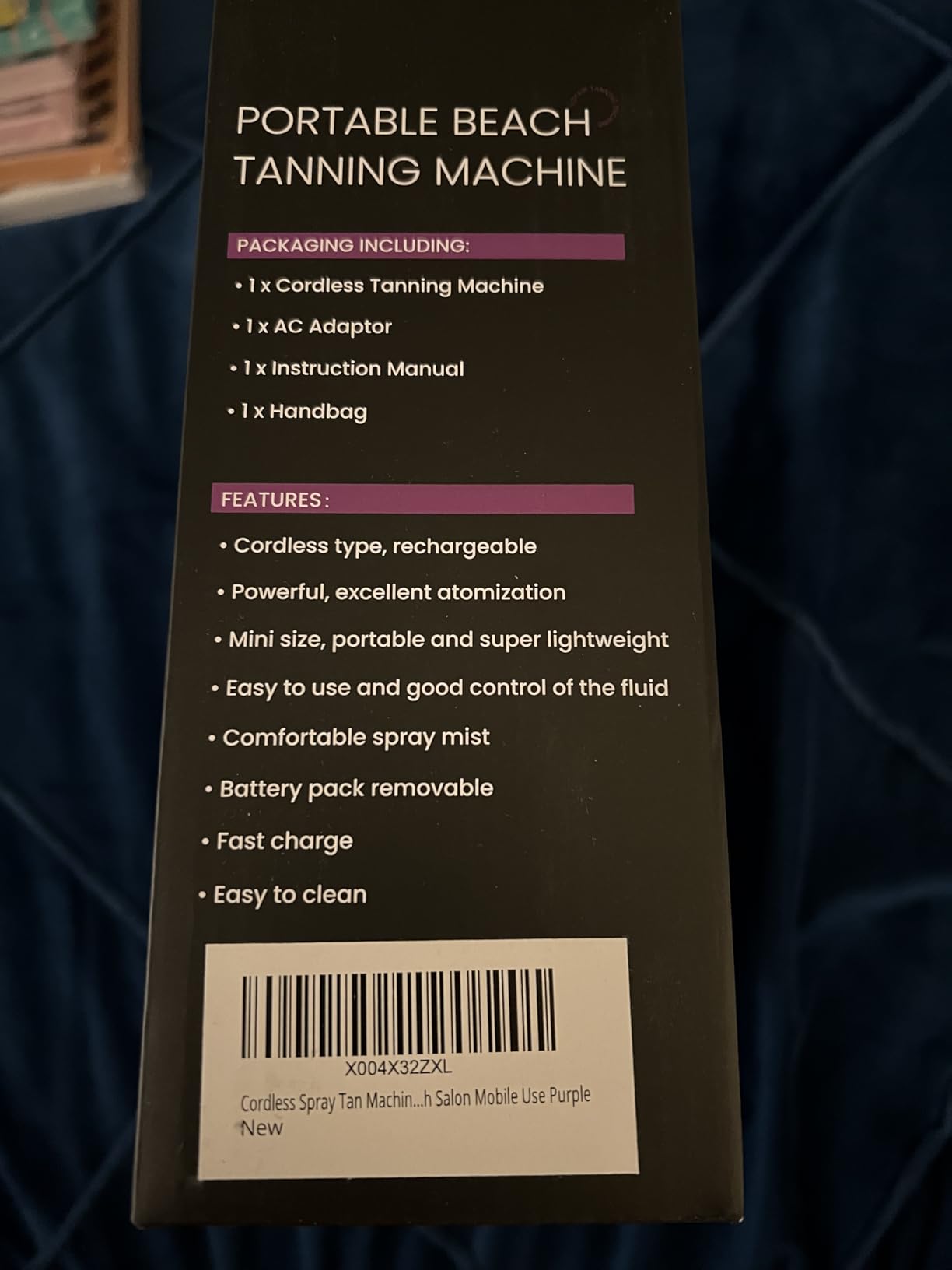 Cordless Spray Tan Machine-Better Atomization Effect-40Min Long Lasting Spray Tanning Gun Rechargeable and Handheld Spray tanner with Carry Case customer photo 2