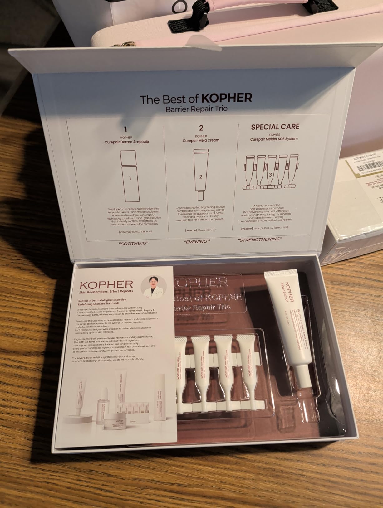 Kopher Barrier Repair Trio - Peptide & Niacinamide Skincare Set with Serum Mist, SOS Treatment & Cream, Hydrating, Soothing & Skin Barrier Care for Sensitive Skin, Korean Skincare customer photo 2