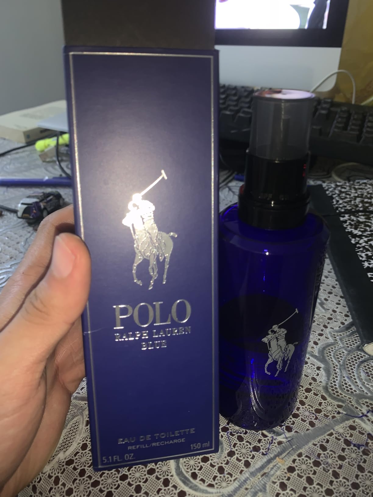 Ralph Lauren Polo Blue Eau de Toilette - Fresh Citrusy Cologne for Men customer photo 2