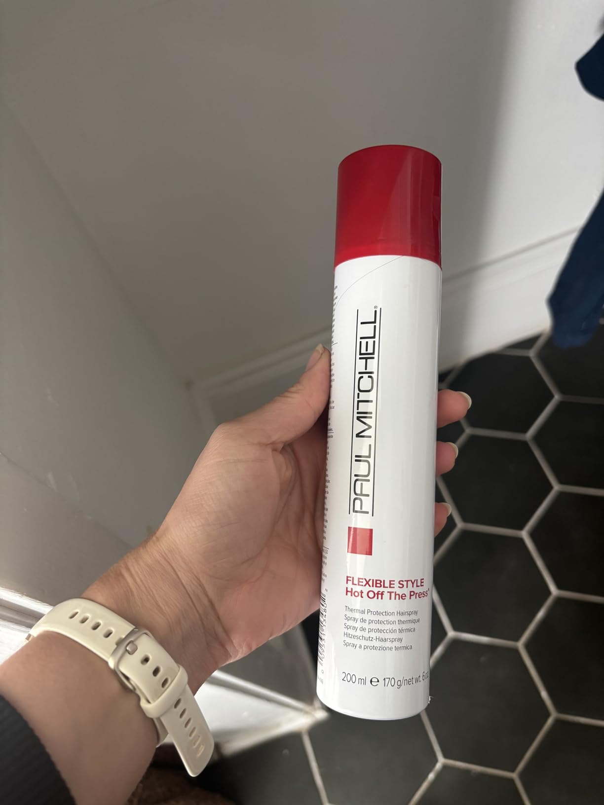 Paul Mitchell Hot Off The Press Heat Protectant, Humidity Resistance, Flexible Hold, For All Hair Types customer photo 1