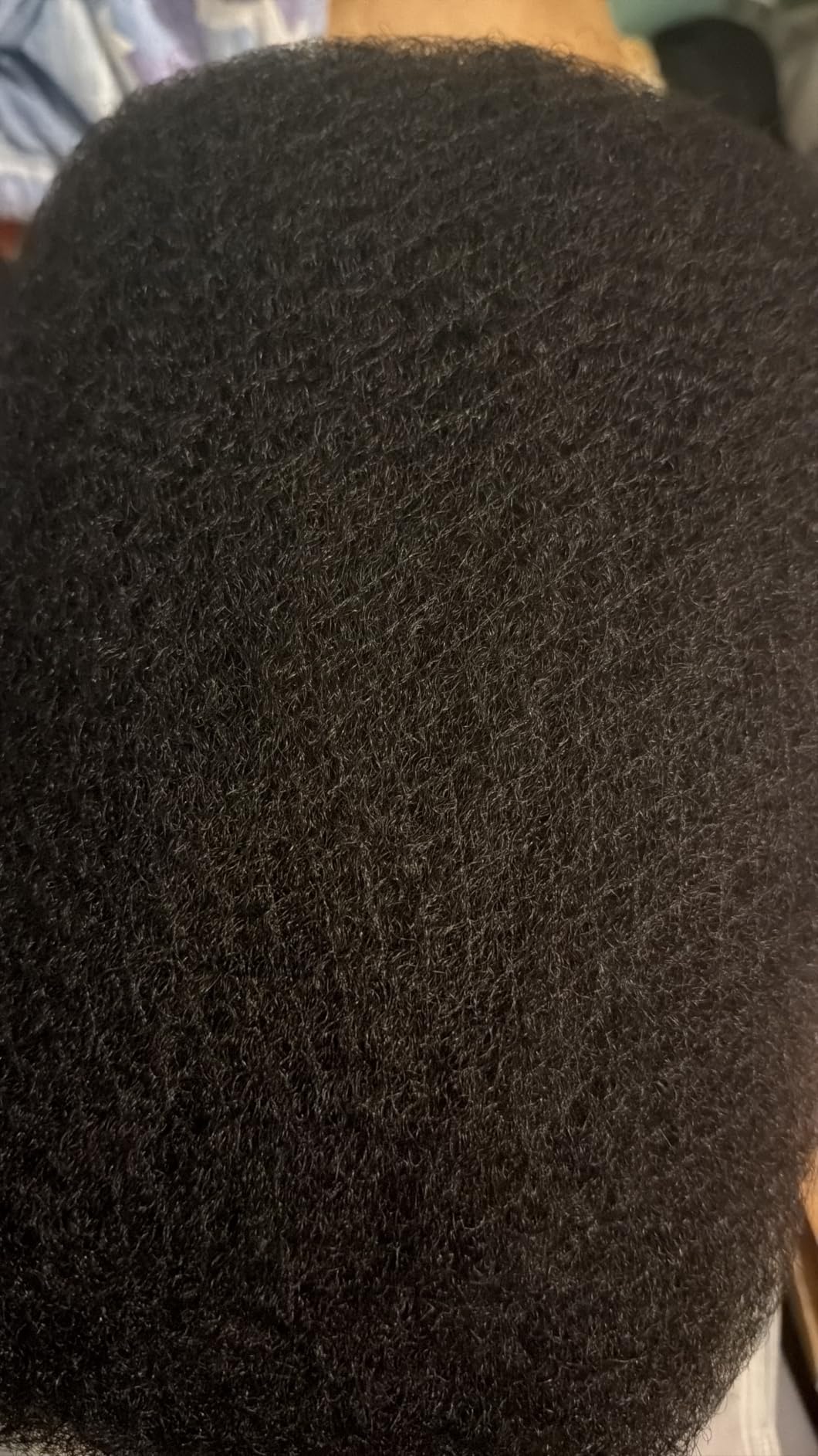 IUC Afro Kinkys Bulk Human Hair Bundle (16 Inch, 50g, Natural Black, 1B) 4C Afro Kinky-Curly 100% Human Hair, Ideal for Braiding, Twists, Dreadlocks, Loc Repair, Kid-Friendly customer photo 1