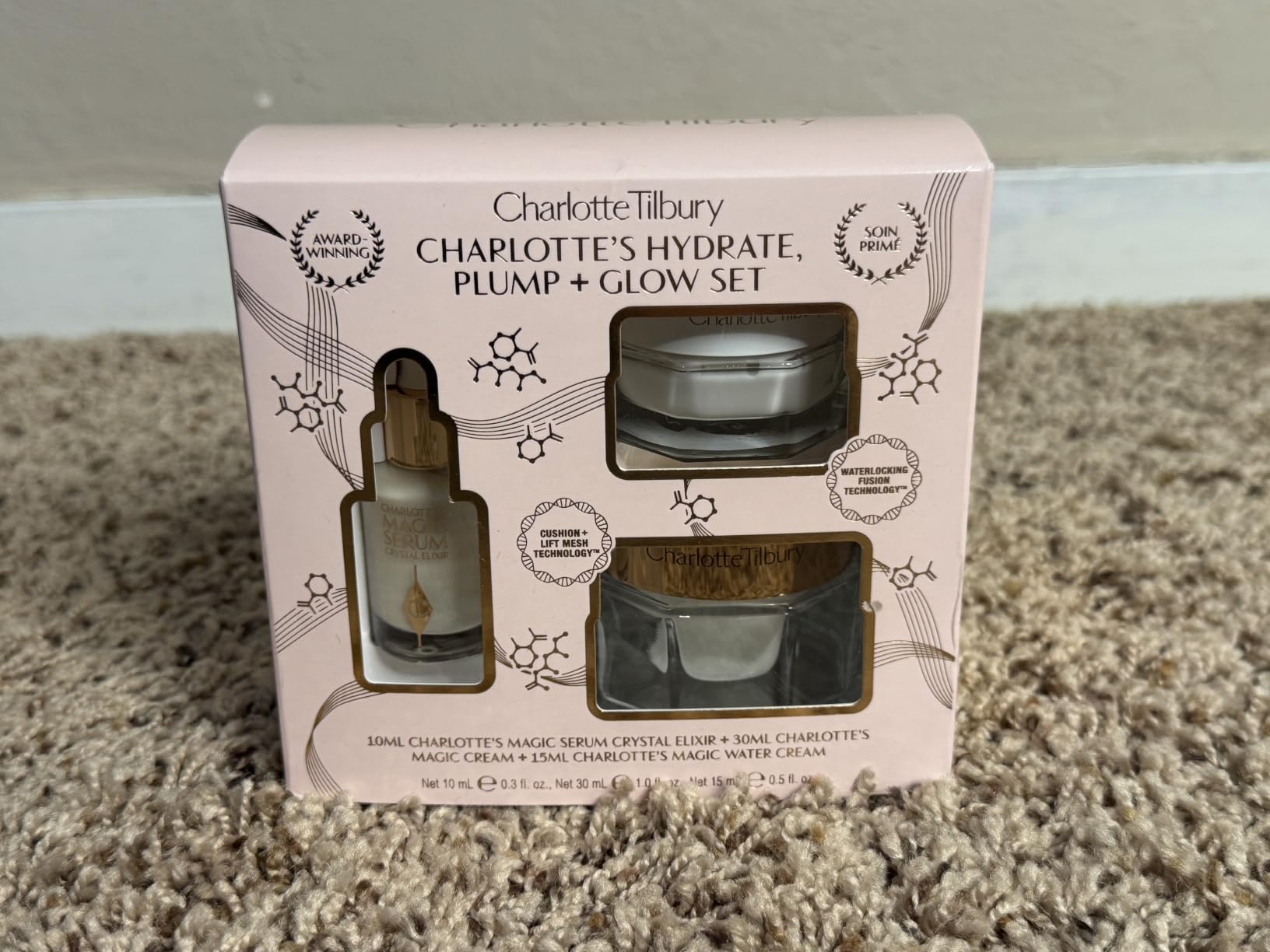 Charlotte Tilbury Hydrate, Plump & Glow Set - Skincare Gift Set customer photo 1