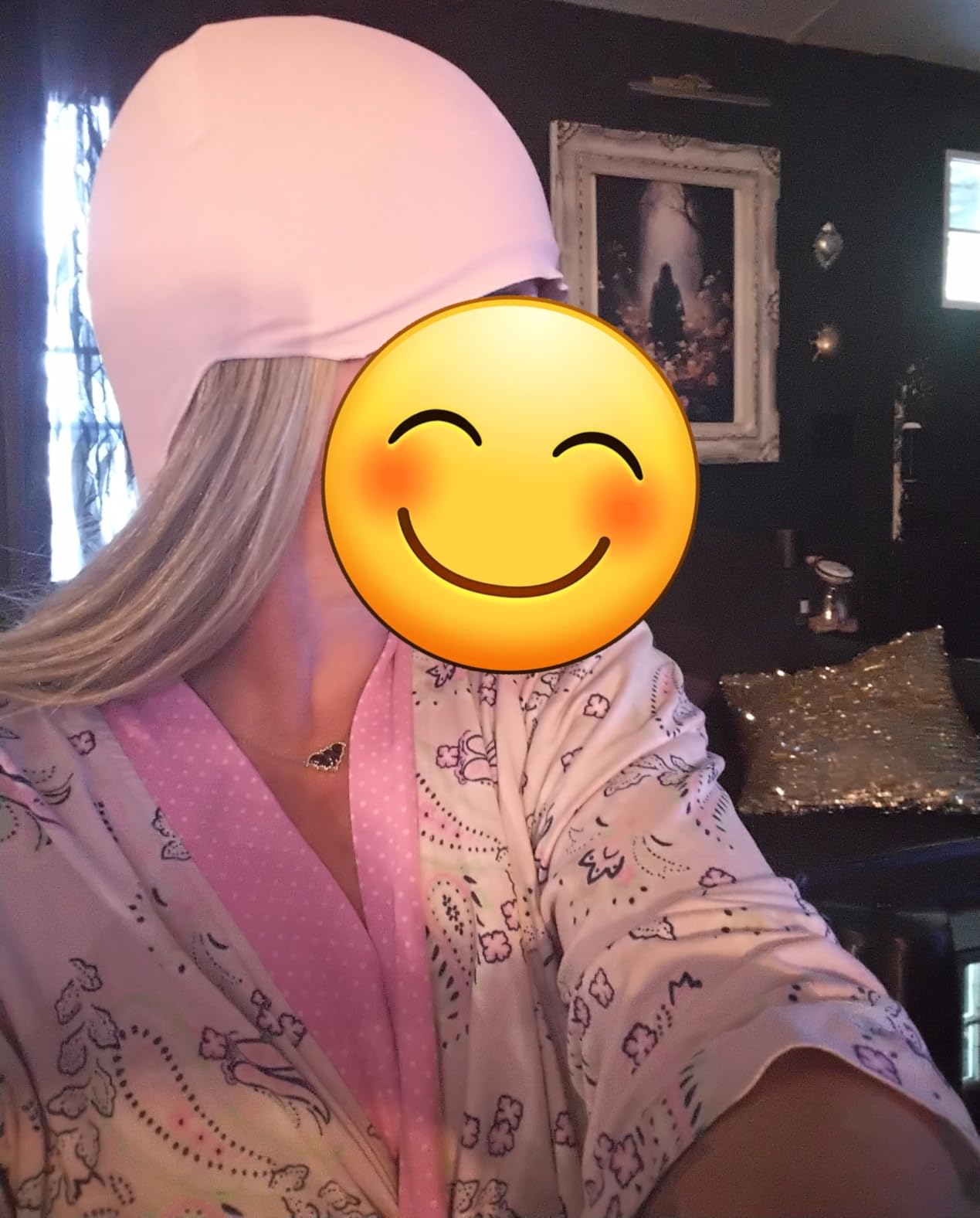 Cold Cap for Chemotherapy Patient, Chemo Must Haves, Pink | 20-Min Cold Therapy Cap, Migraine Relief Cap for Chemo, Soft Lycra, 360 Coverage Fit, Chemo Cooling Cap for Women & Men customer photo 1
