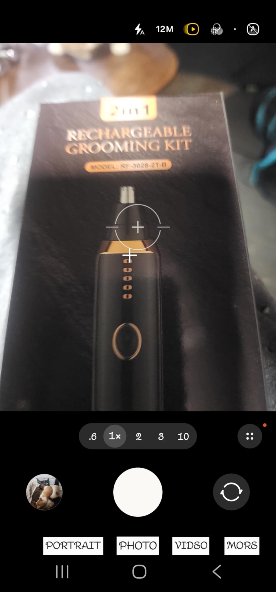 Yunmiss Portable LED Display Nose and Ear Trimmer Clipper for Men Women, 2026 Professional Nose Hair Trimmer with Powerful Motor and Dual-Edge Blades for Smoother Cutting Mini Travel Size (Black) customer photo 1