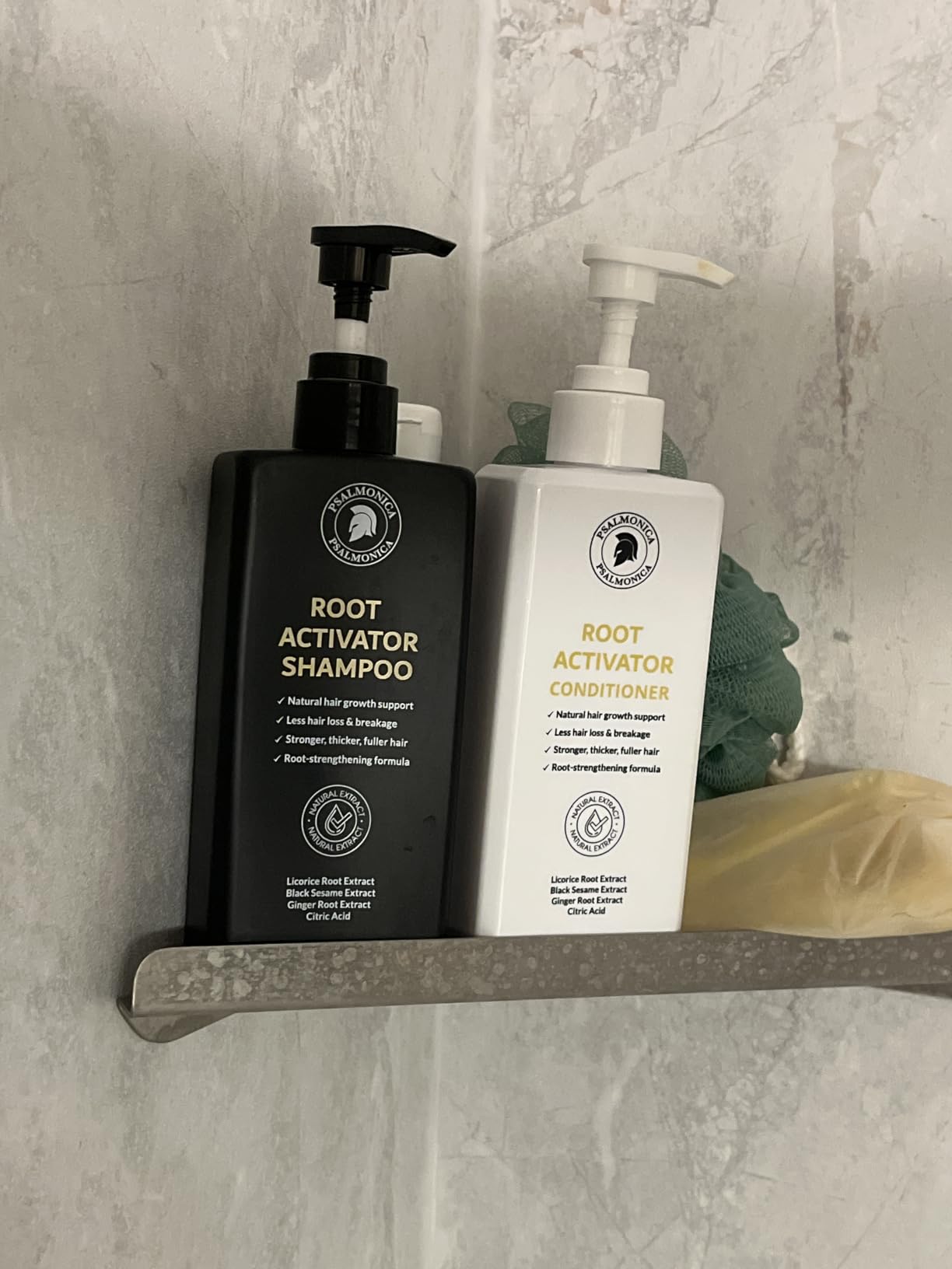 Hair Growth Shampoo and Conditioner Set: Sulfate Free Hair Growth Root Activator Thickening Shampoo for Hair Loss and Thinning Hair - Hair Loss Regrowth Treatments for Women Men customer photo 1