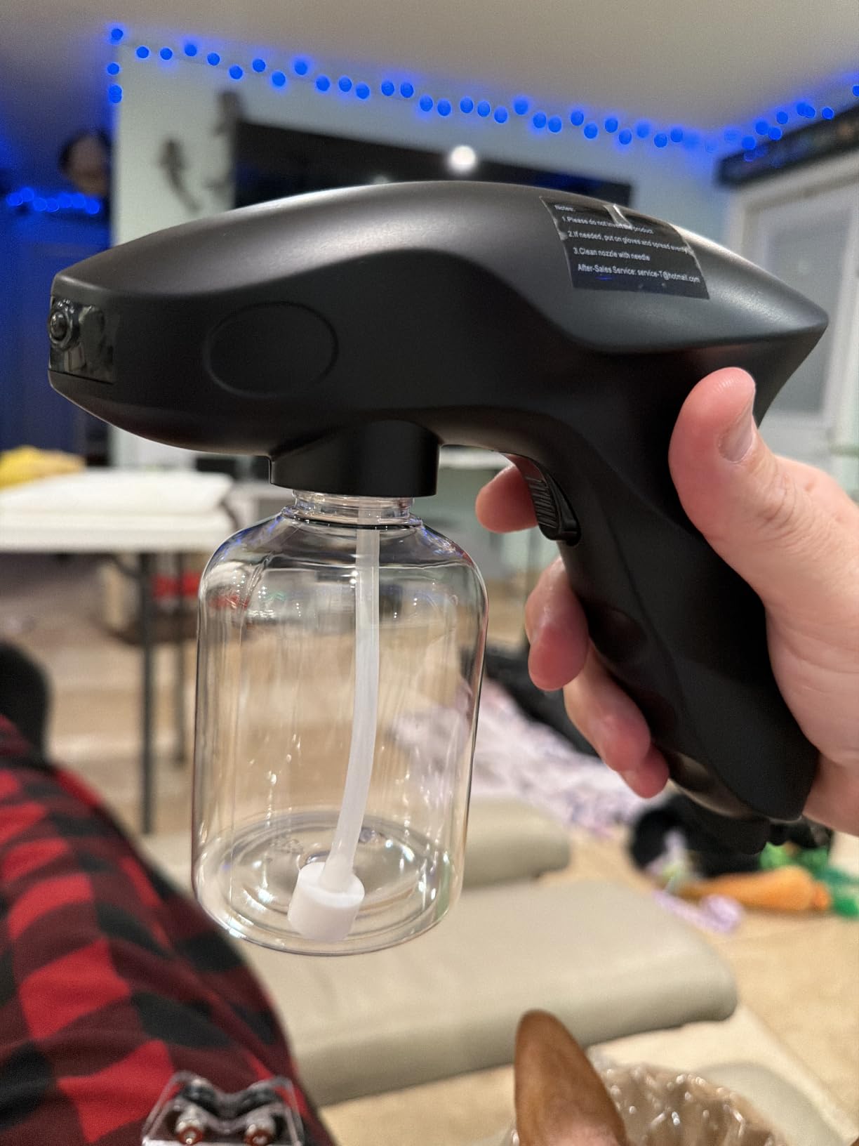 Cordless Spray Tan Machine, Portable Spray Tan Gun with Mitt/Type-C Charge customer photo 1