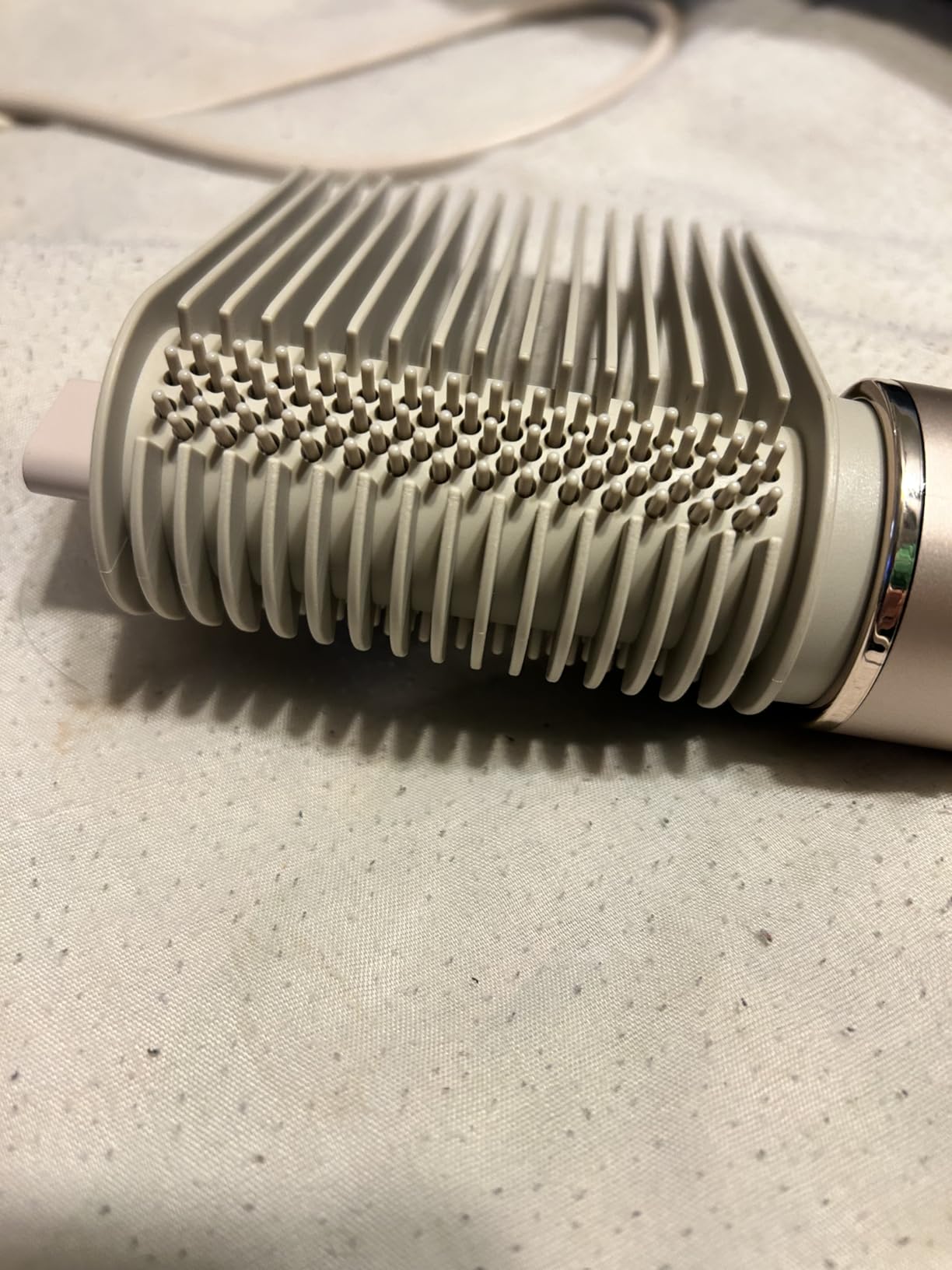 Wide-Tooth Tension Comb Attachment for Shark FlexStyle HD400 Series, Rotatable Barrel for Deep Root Access Extra Tension to Stretch Curl Frizz-Free Smooth Hair for Curly Coily customer photo 1