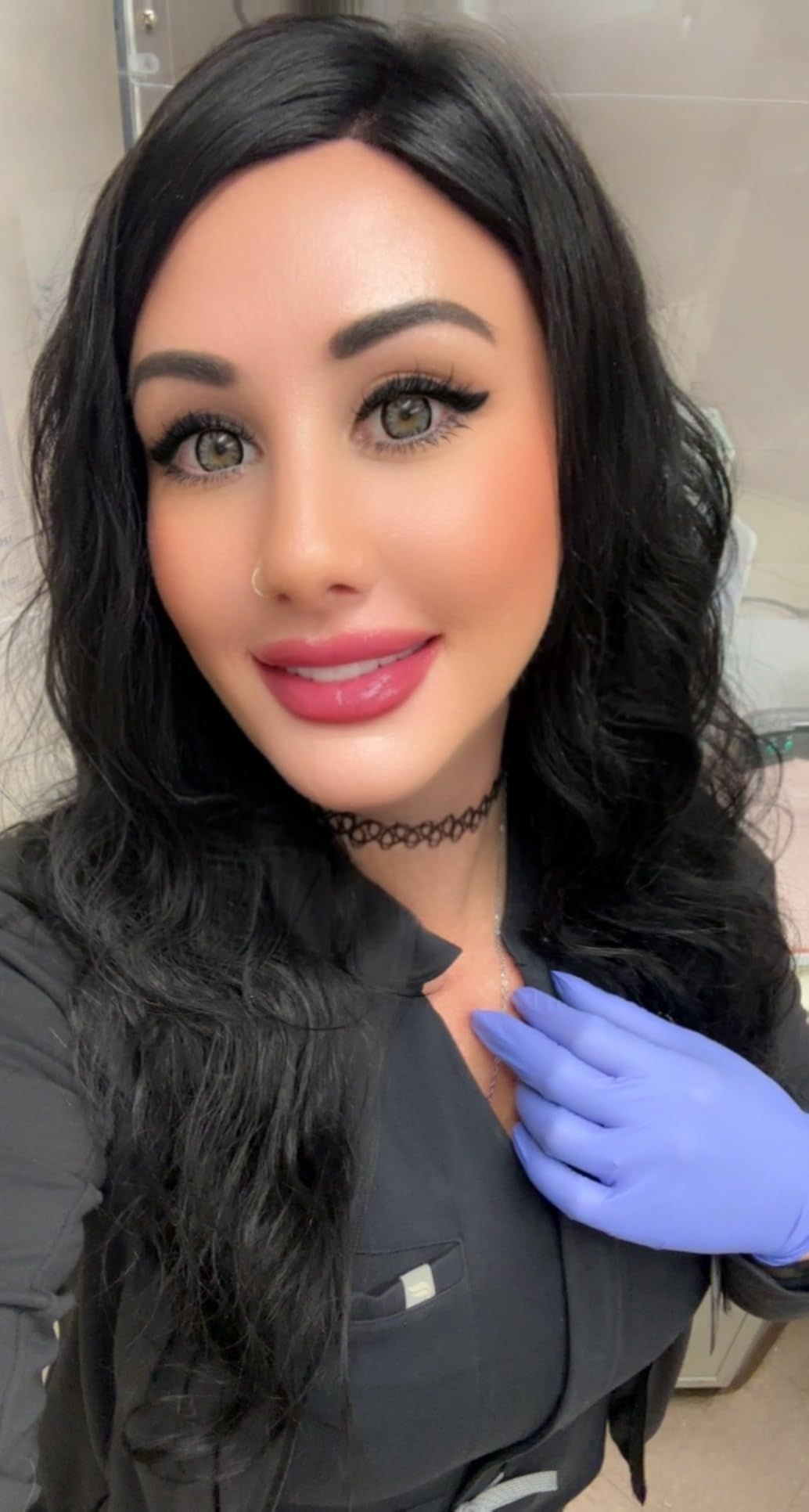 V Part Wigs Human Hair Straight Minimal/No Leave Out Upgrade U Part Wig for Black Women 180% Density Clip in Half Wig No Lace No Glue No Sew Natural Black 22 Inch customer photo 1