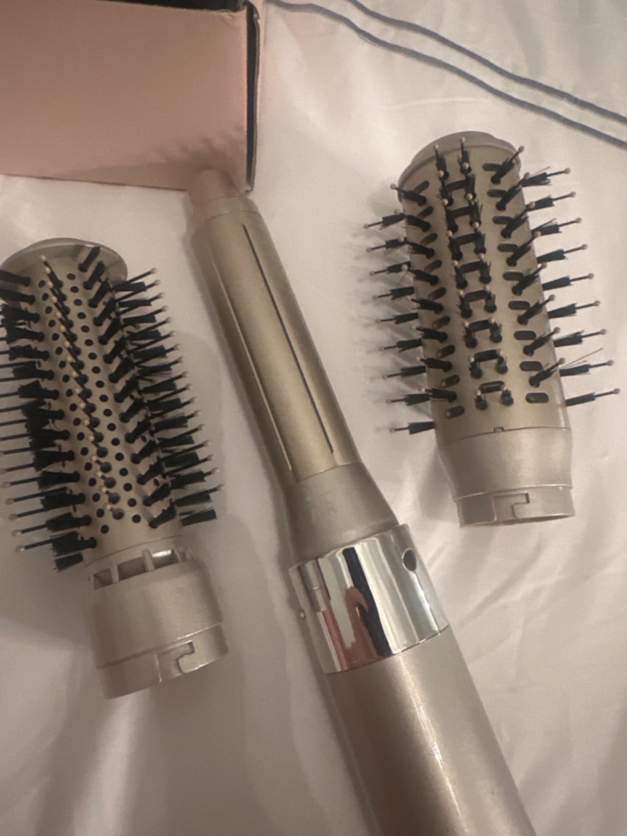 MESCOMB 5 in 1 Hot Air Styler, Hair Dryer Brush with Auto-Wrap Curlers, 110,000 RPM Ionic Blow Dryer Brush & Volumizer for Soft Curls, Bouncy Blowouts, Smoothing and Frizz Control customer photo 2