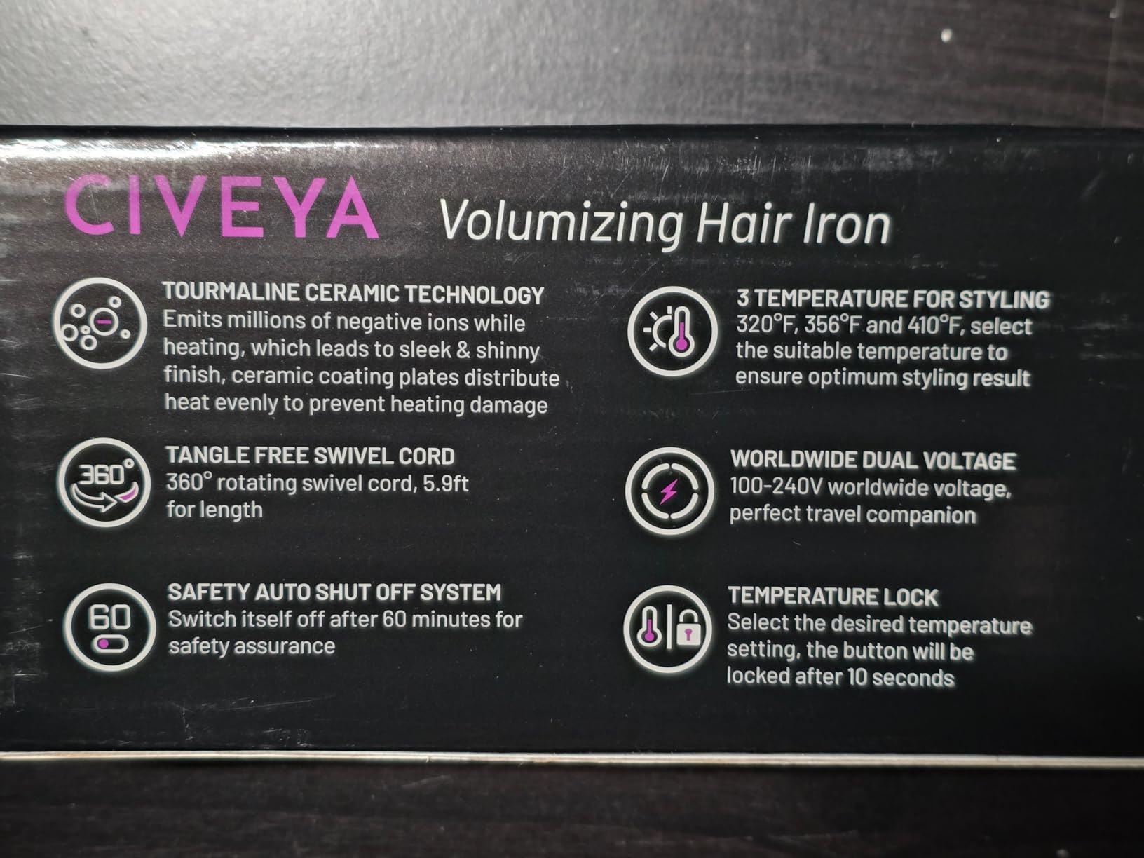 CIVEYA Small Hair Volumizing Iron for Thin Fine Hair, Root Crimper Hair Tool for Volume, Mini Crimping Iron 3 Adjustable Heats, Micro Volumizer Tool, Rose Pink customer photo 2