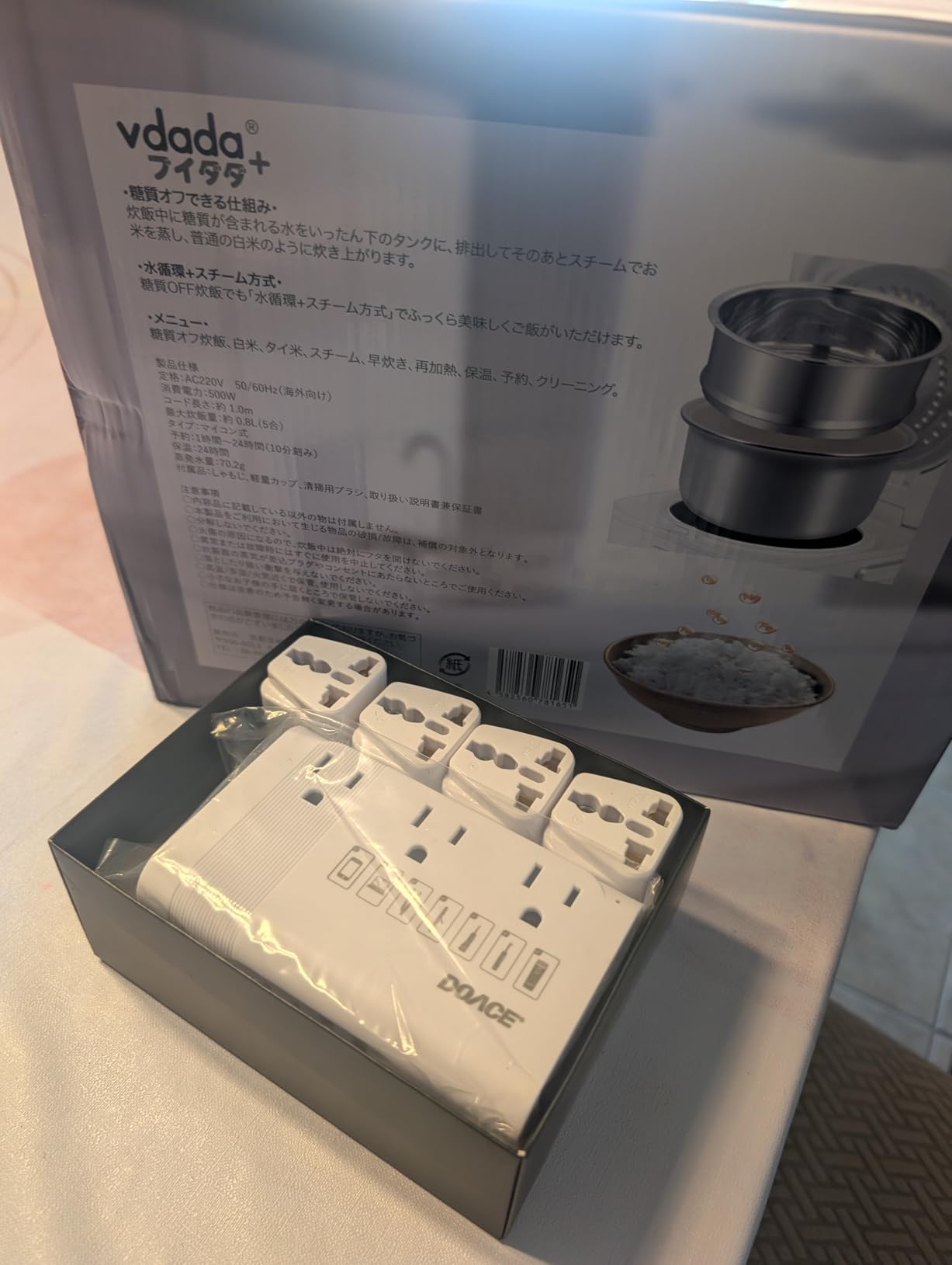 DOACE Voltage Converter US to Europe, 350W Converter for European Travel for Curling Iron and Hair Straighteners, 220V to 110V Converter Plug Adapter with 2 USB A & 2 USB C Ports customer photo 2