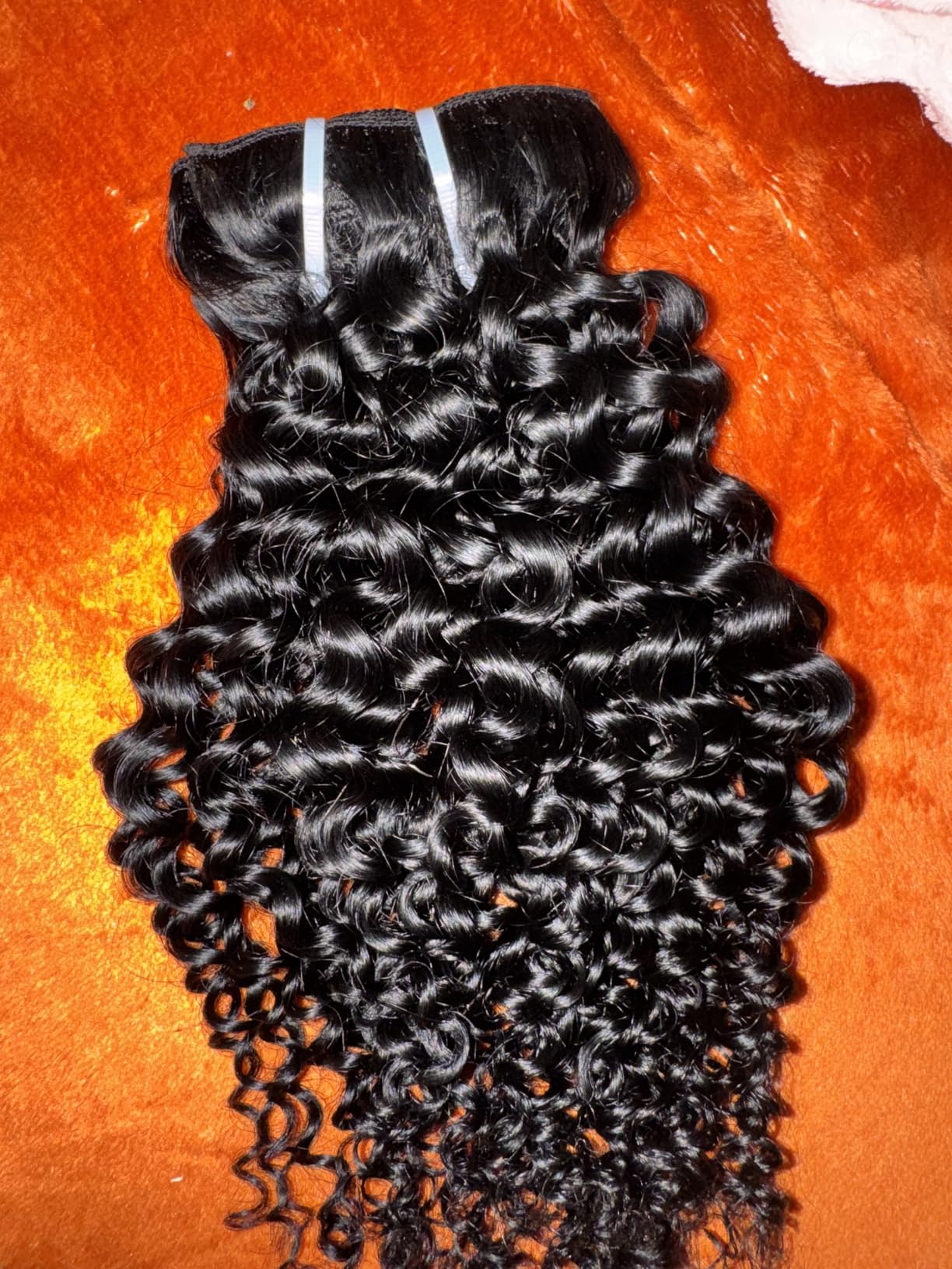16 Inch Kinky Curly Clip ins Human Hair 110g 8pcs 20 Clips 3C 4A Curly Clip In Hair Extensions Real Human Hair Brazilian Virgin Hair Full Head for Women Natural Black Color customer photo 2